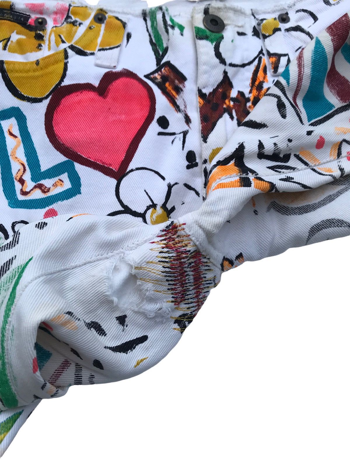 Dolce & Gabbana Dolce & Gabbana Hand Painted Pants Size US 30 / EU 46 - 14 Thumbnail