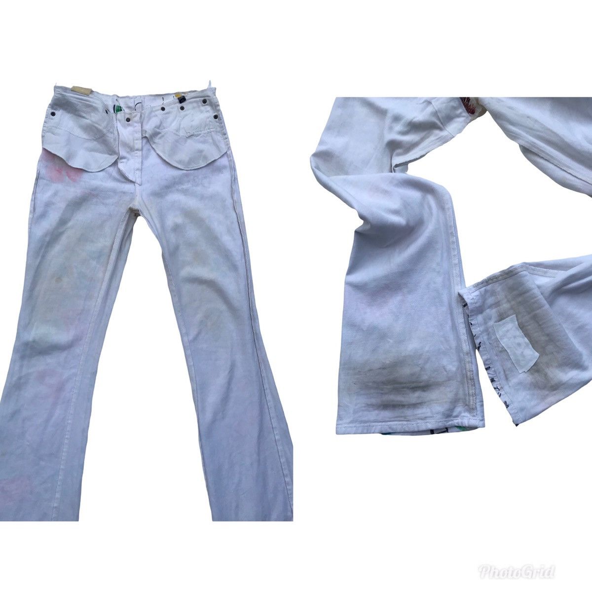 Dolce & Gabbana Dolce & Gabbana Hand Painted Pants Size US 30 / EU 46 - 21 Thumbnail