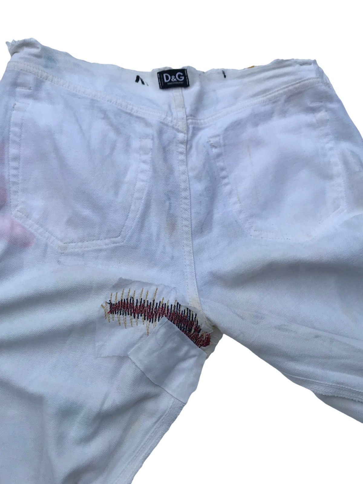 Dolce & Gabbana Dolce & Gabbana Hand Painted Pants Size US 30 / EU 46 - 20 Thumbnail