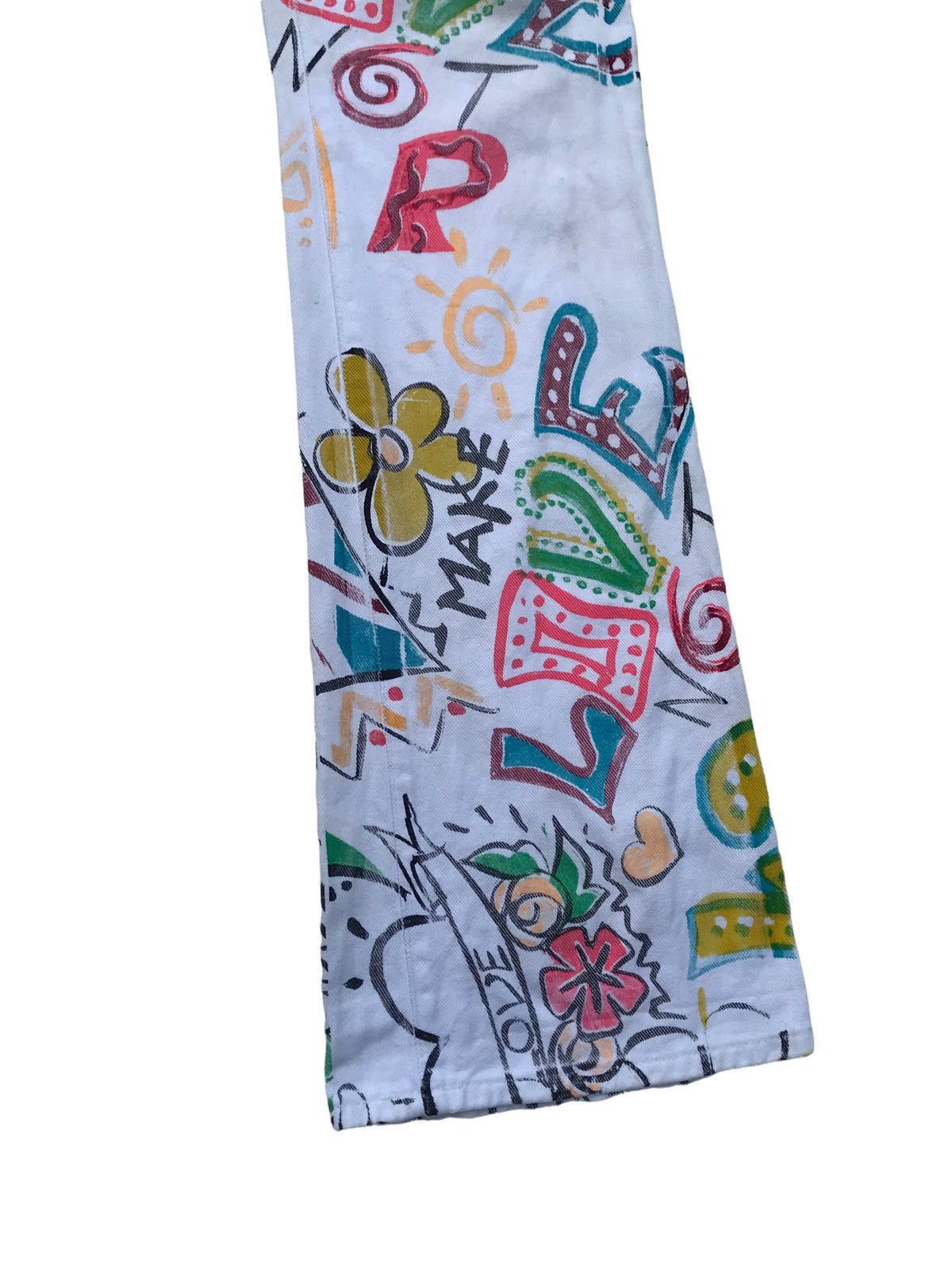 Dolce & Gabbana Dolce & Gabbana Hand Painted Pants Size US 30 / EU 46 - 7 Thumbnail