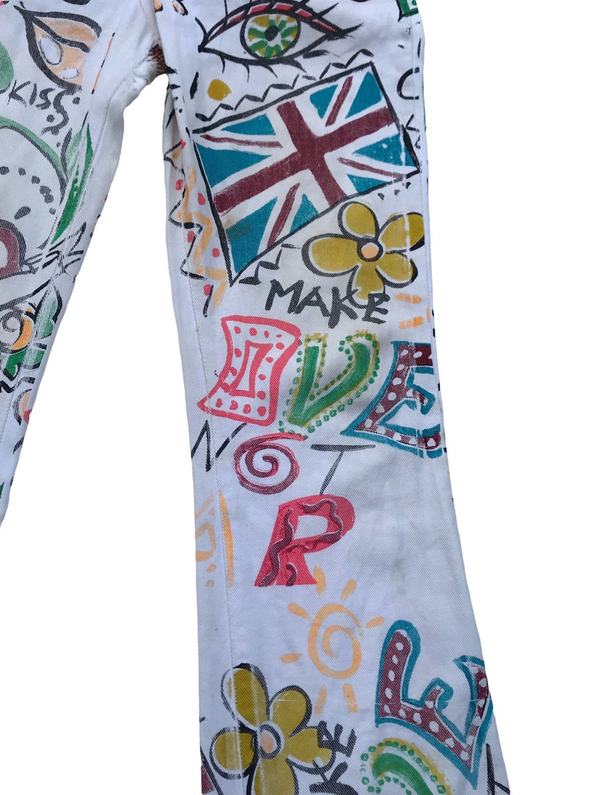 Dolce & Gabbana Dolce & Gabbana Hand Painted Pants Size US 30 / EU 46 - 8 Thumbnail
