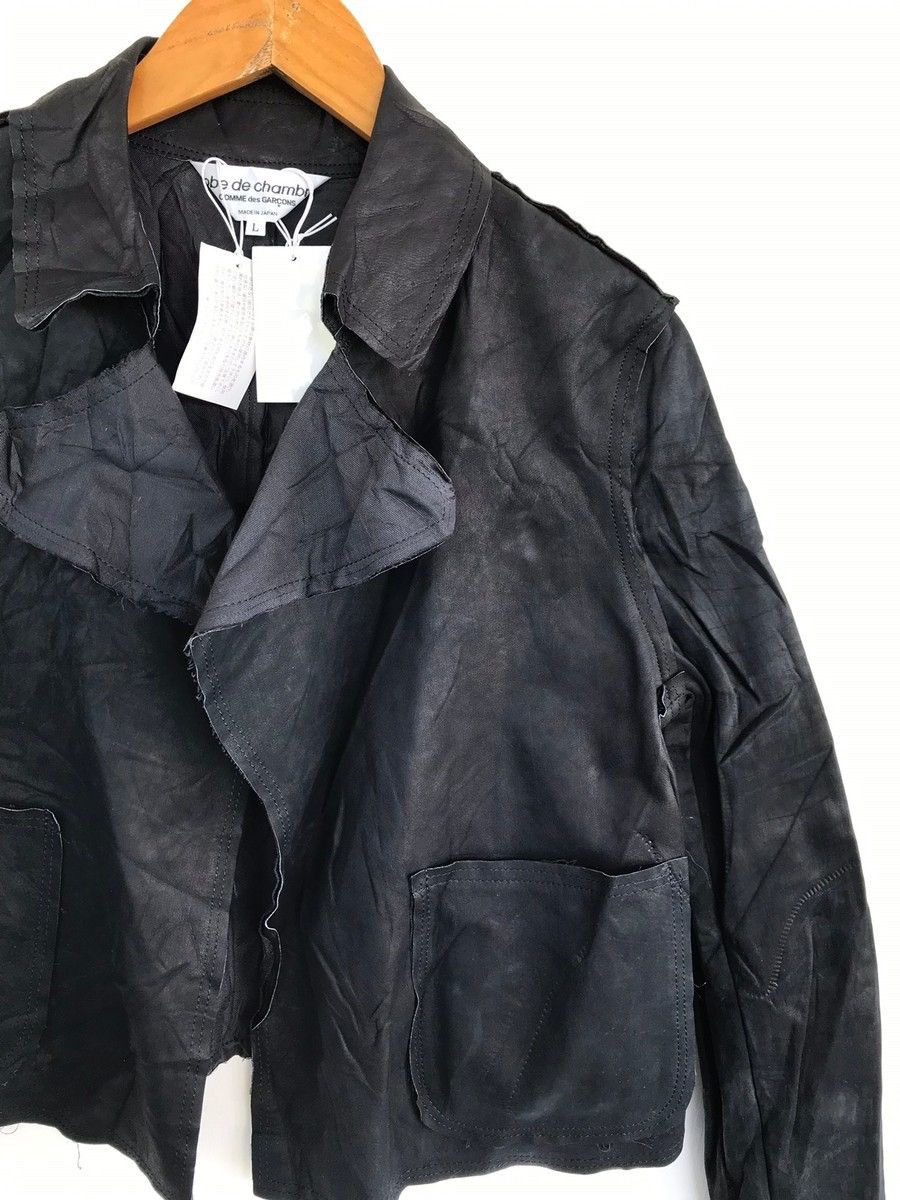 Comme des Garcons Comme des Garçons Rode de Chambre Cowhide Leather Jacket Size L / US 10 / IT 46 - 4 Thumbnail