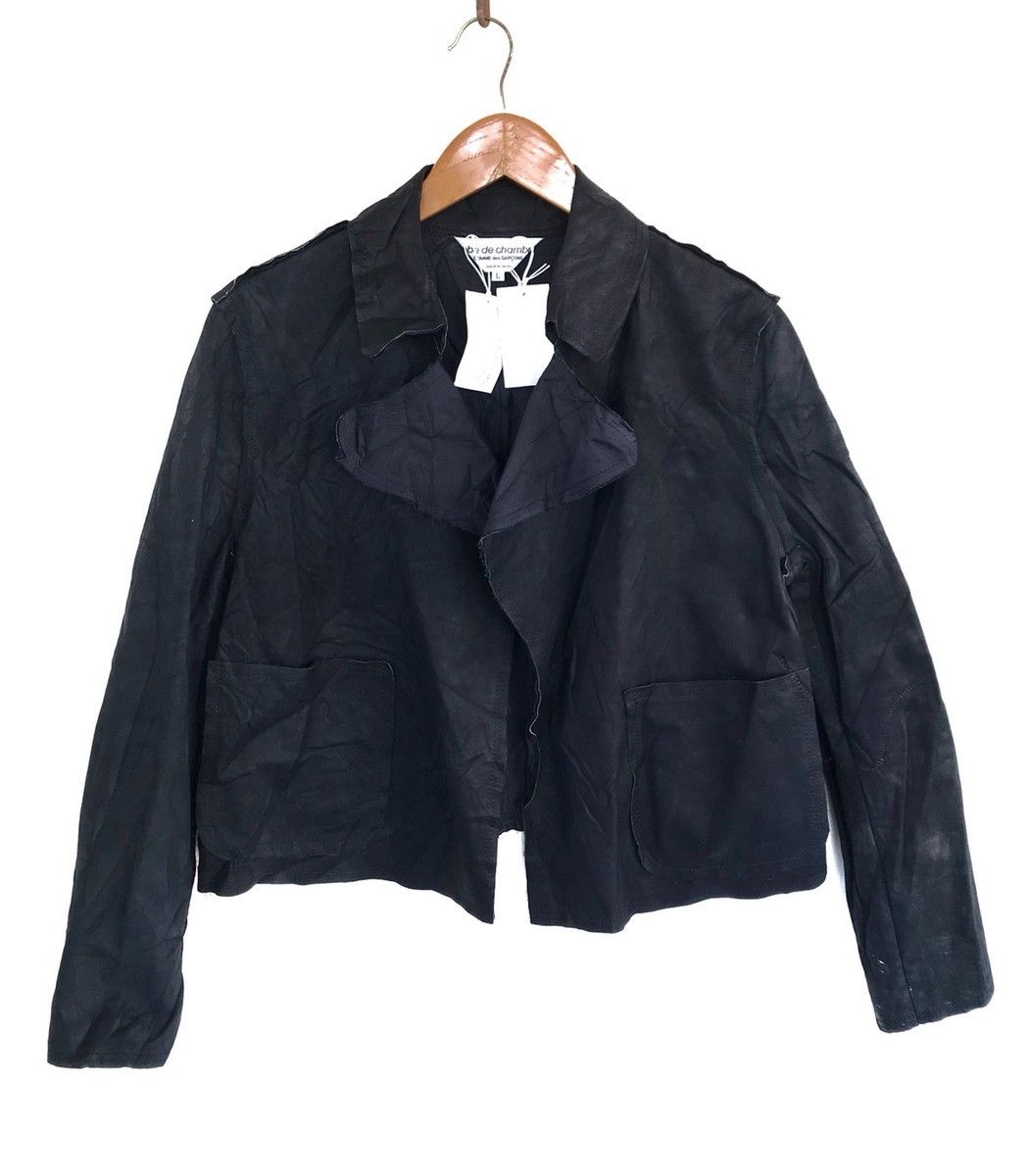 Comme des Garcons Comme des Garçons Rode de Chambre Cowhide Leather Jacket Size L / US 10 / IT 46 - 1 Thumbnail