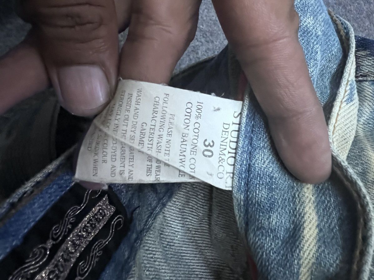 Japanese Brand RARE💥LIMITED DESING THRASHED RUSTY DENIM PANT Size US 34 / EU 50 - 12 Thumbnail