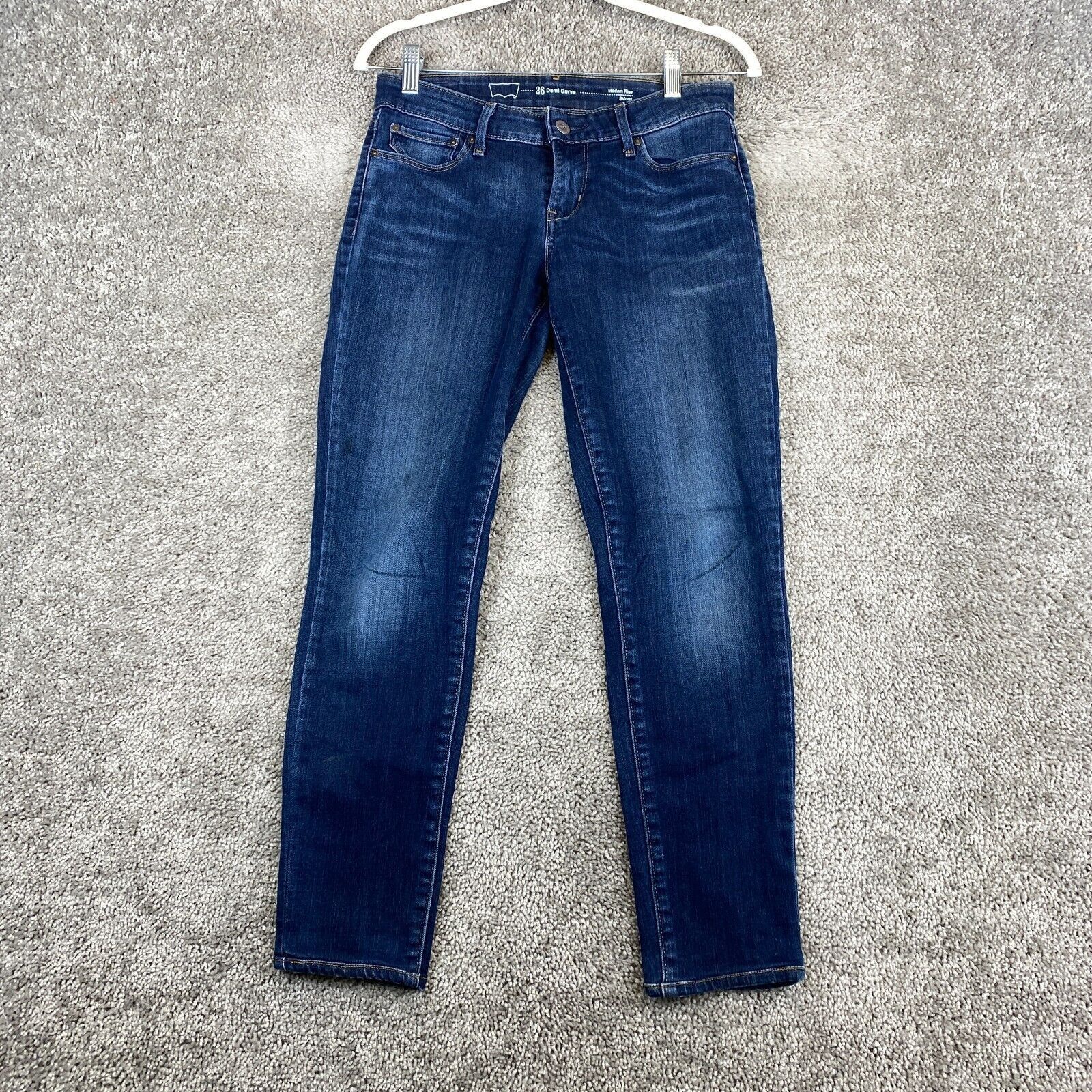Levi's Levi's Demi Curve Modern Rise Skinny Jeans Women's 26 Blue Low ...
