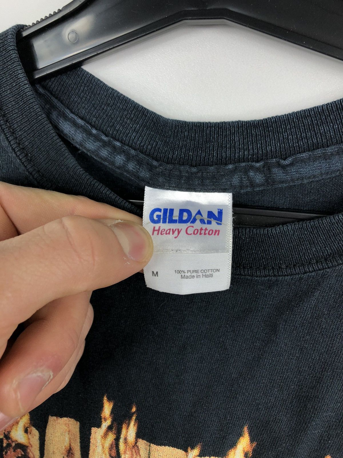 Gildan Vtg Gildan Pantera T-Shirt 2005 Heavy Cotton Black Size M Size US M / EU 48-50 / 2 - 7 Thumbnail