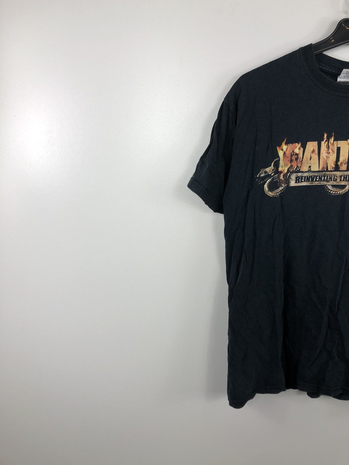 Gildan Vtg Gildan Pantera T-Shirt 2005 Heavy Cotton Black Size M Size US M / EU 48-50 / 2 - 5 Thumbnail