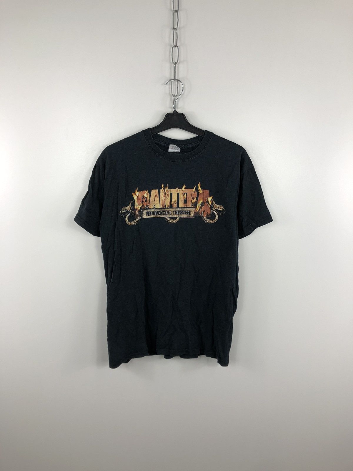 Gildan Vtg Gildan Pantera T-Shirt 2005 Heavy Cotton Black Size M Size US M / EU 48-50 / 2 - 1 Thumbnail