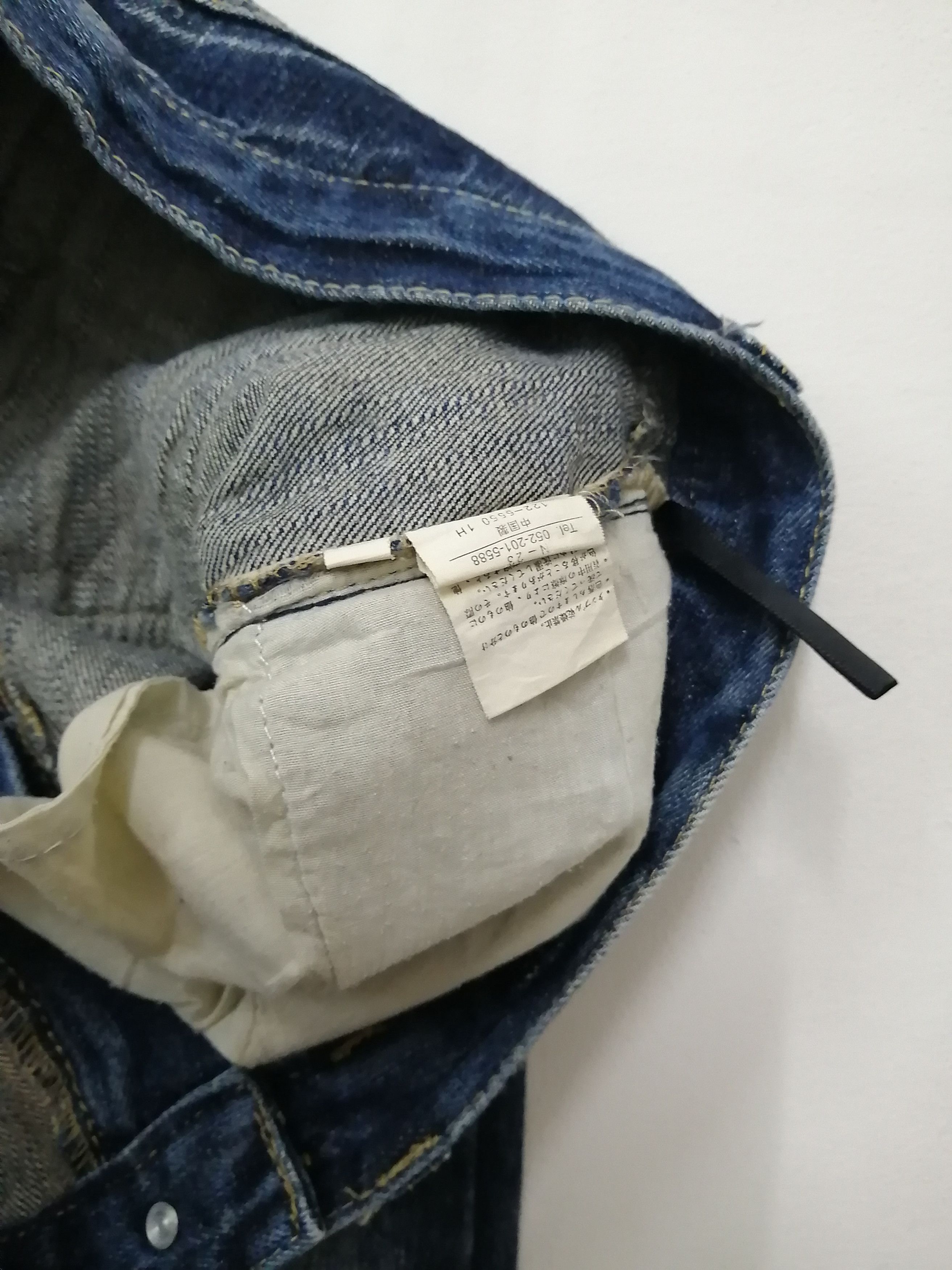 Japanese Brand Japanese Brand Nice Design Distressed Lower Rise Jeans Size 32" / US 10 / IT 46 - 5 Thumbnail