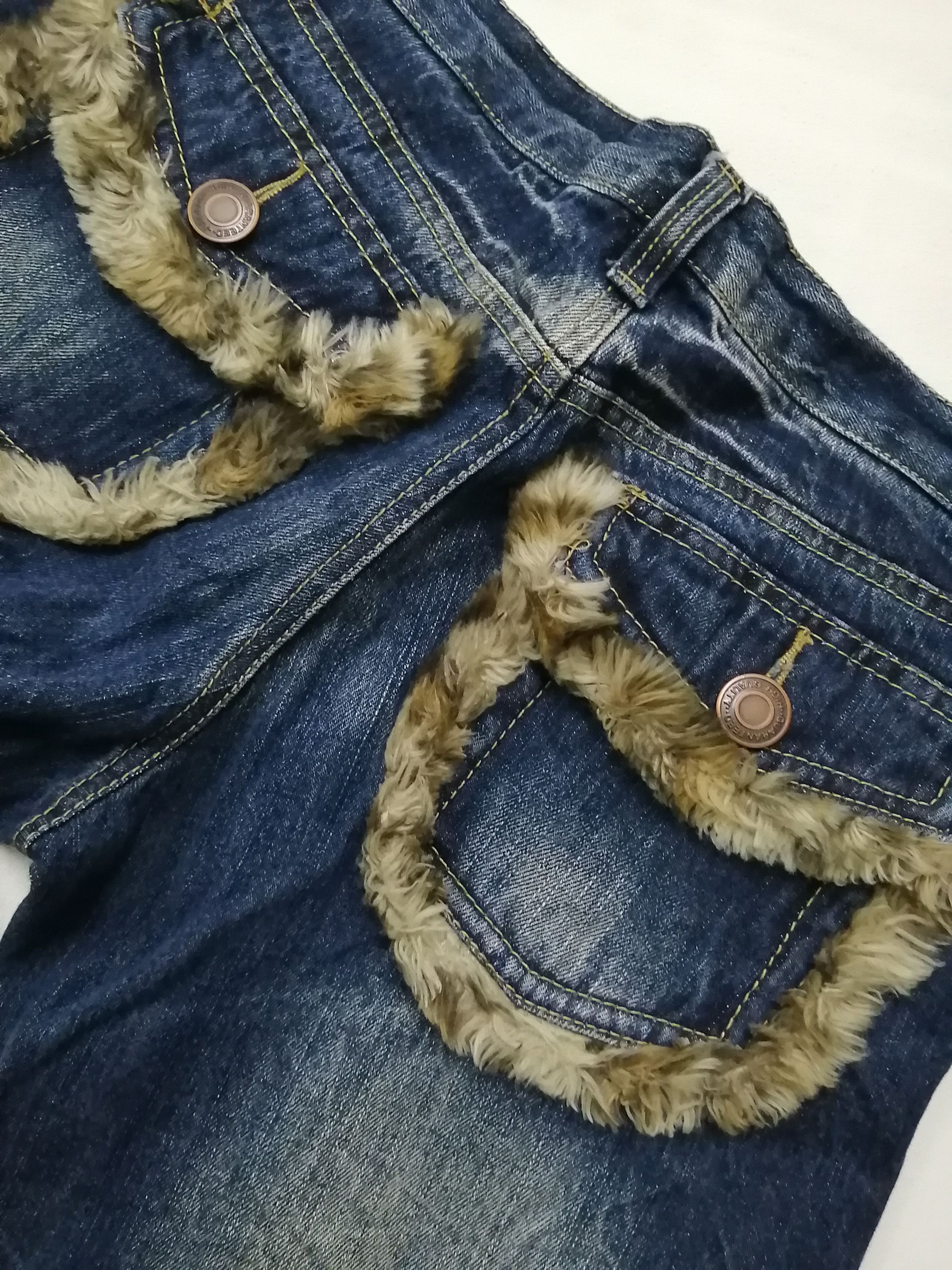 Japanese Brand Japanese Brand Nice Design Distressed Lower Rise Jeans Size 32" / US 10 / IT 46 - 3 Thumbnail
