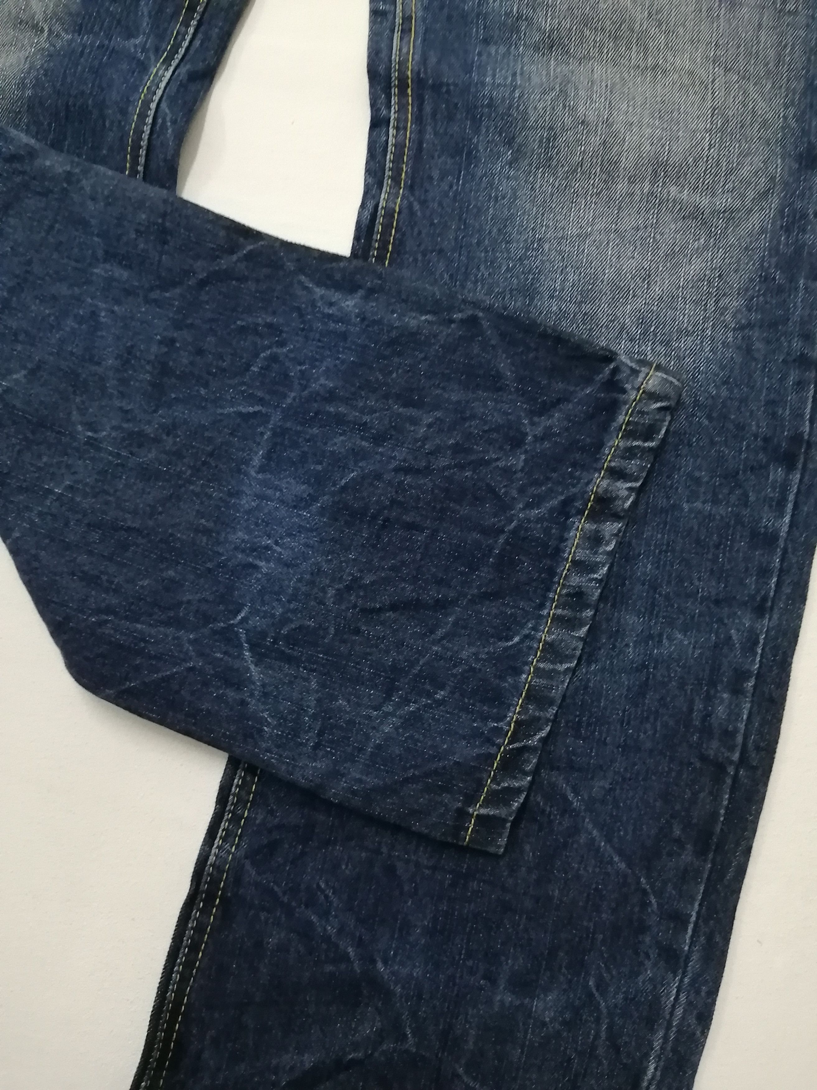 Japanese Brand Japanese Brand Nice Design Distressed Lower Rise Jeans Size 32" / US 10 / IT 46 - 7 Thumbnail