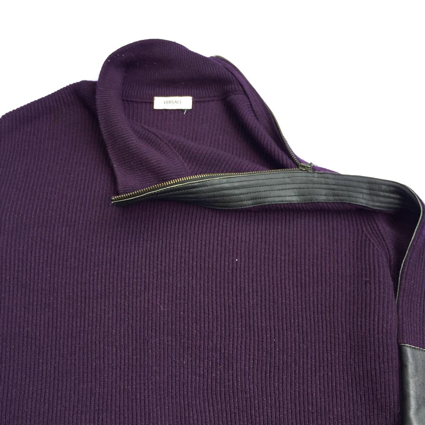 Versace Vintage 90s Versace knitwear Size US L / EU 52-54 / 3 - 3 Thumbnail