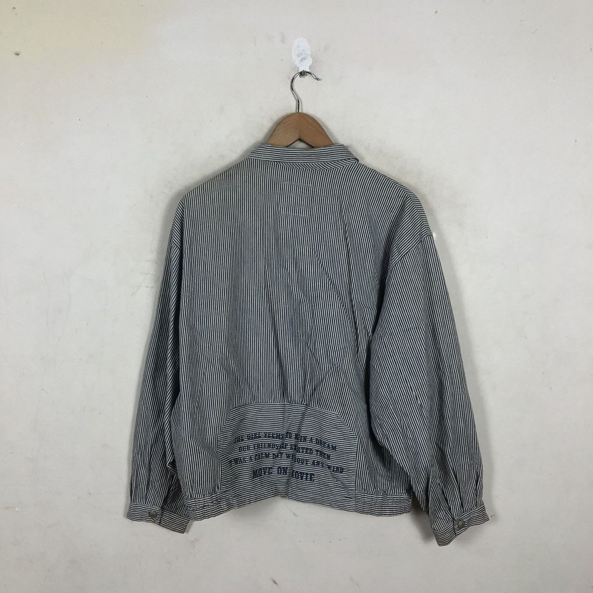 Japanese Brand STRIPE JACKET SUNFORD SAFETY FIRST VARSITY JACKET Size US M / EU 48-50 / 2 - 7 Thumbnail