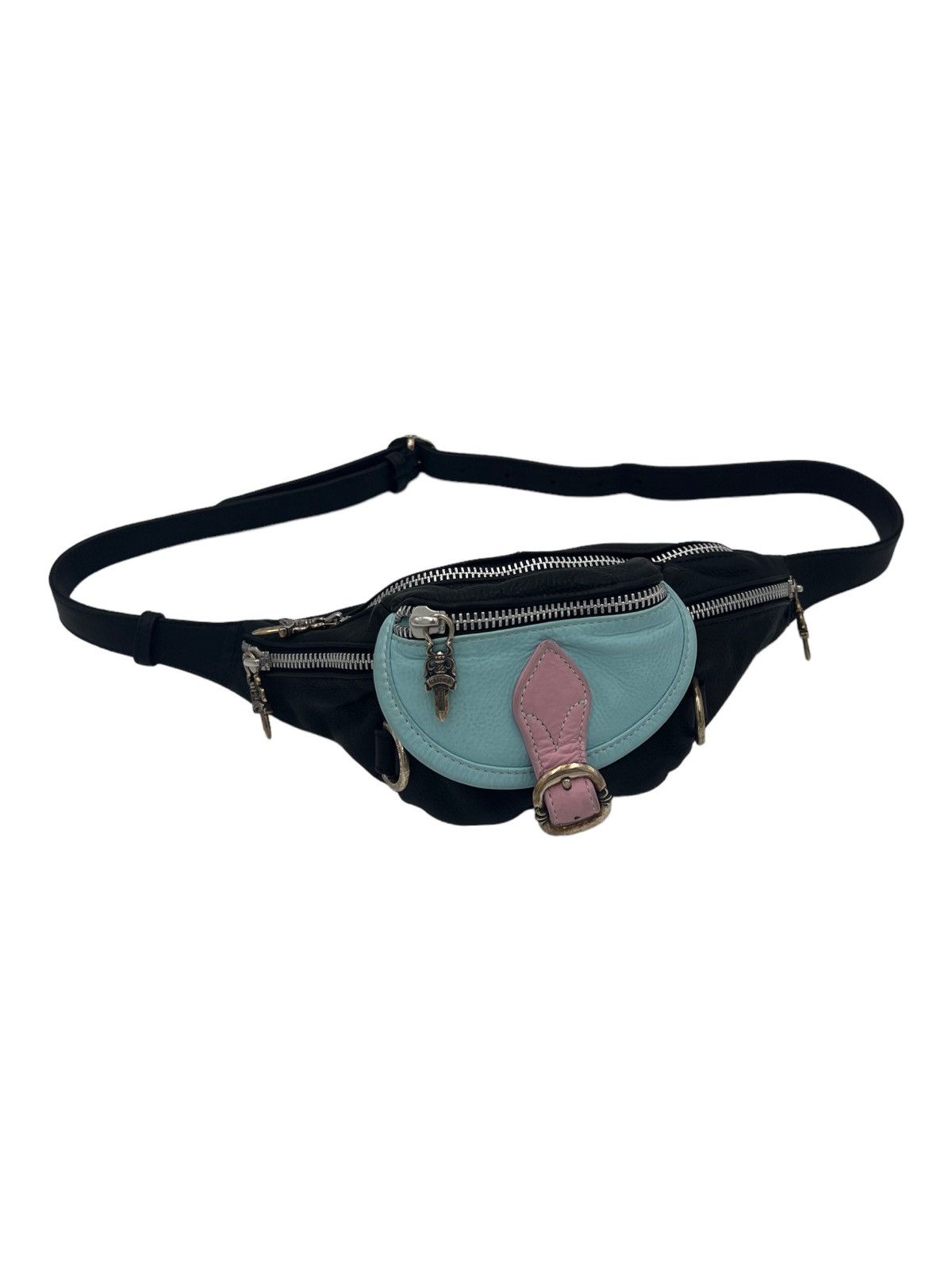 image of Chrome Hearts Mini Snat Pack Bag in Black, Women's