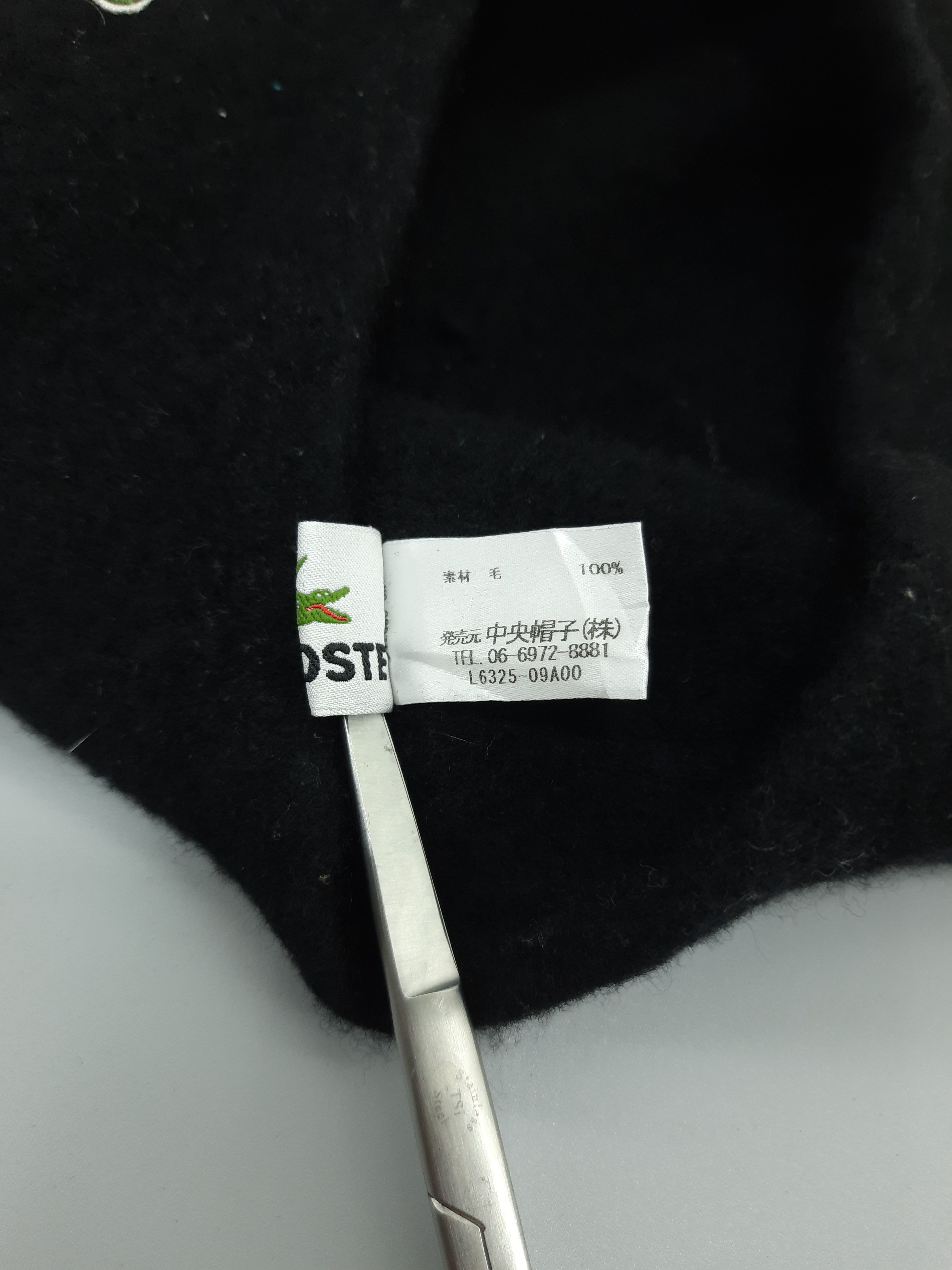 Lacoste × Vintage Vintage Lacoste Beret Beanie Hat - BN201 Size ONE SIZE - 6 Thumbnail