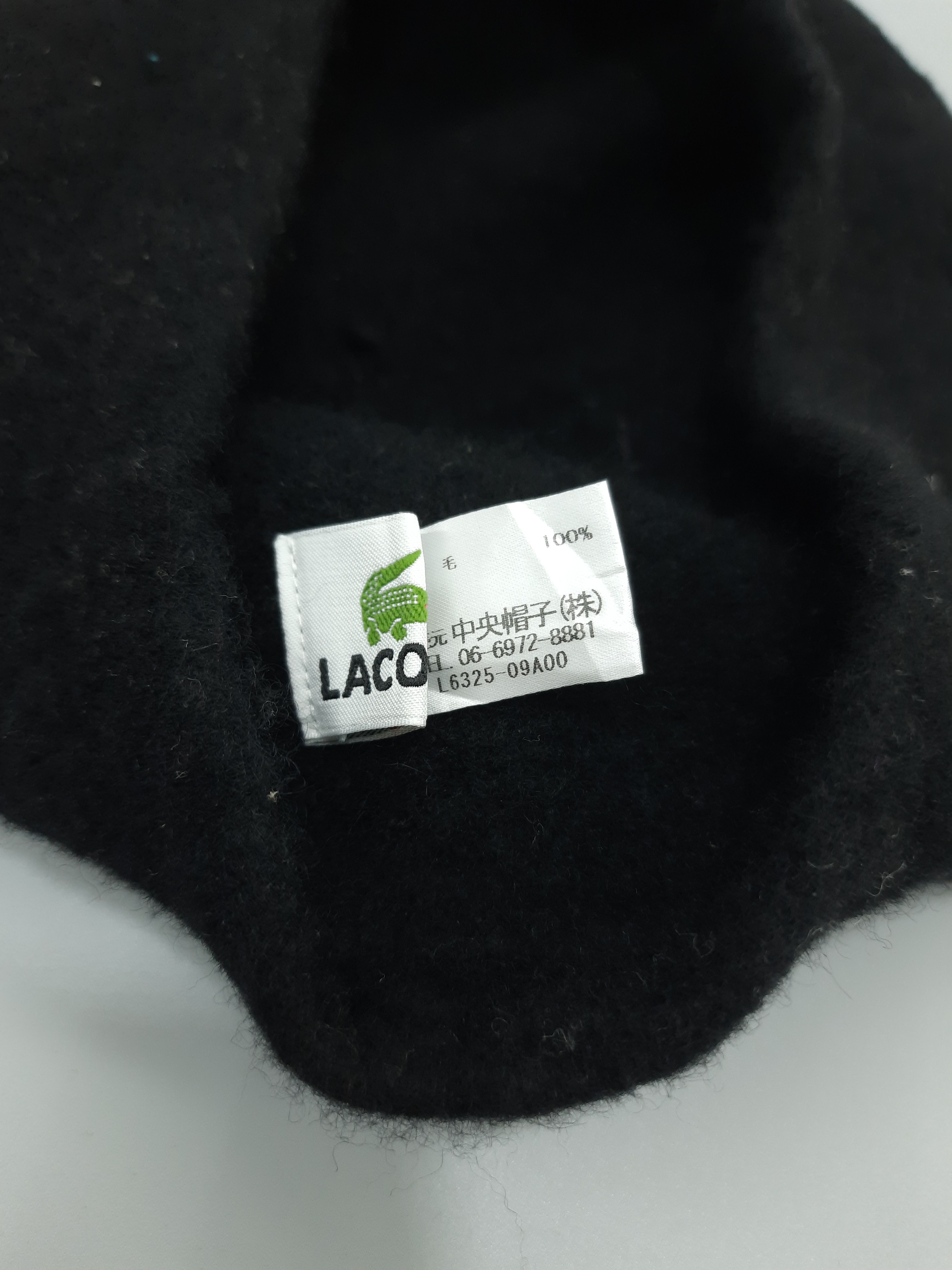 Lacoste × Vintage Vintage Lacoste Beret Beanie Hat - BN201 Size ONE SIZE - 5 Thumbnail