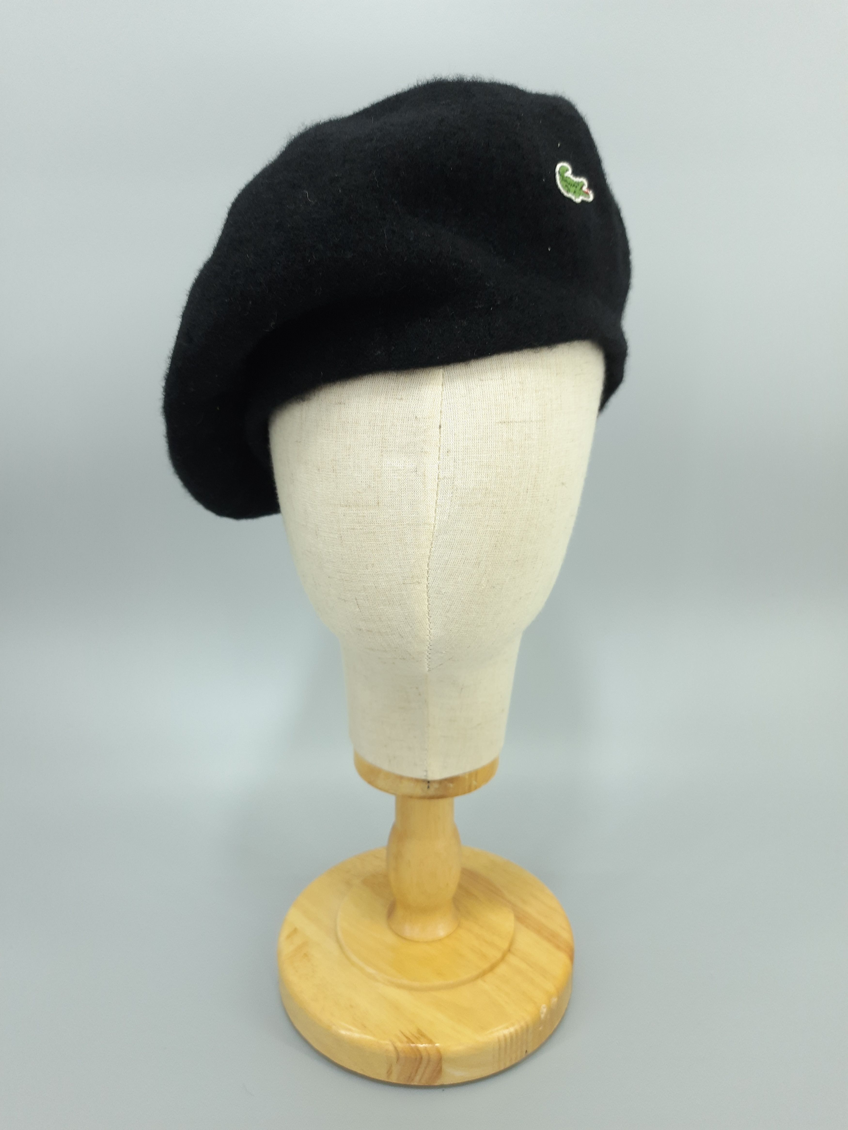 Lacoste × Vintage Vintage Lacoste Beret Beanie Hat - BN201 Size ONE SIZE - 2 Thumbnail