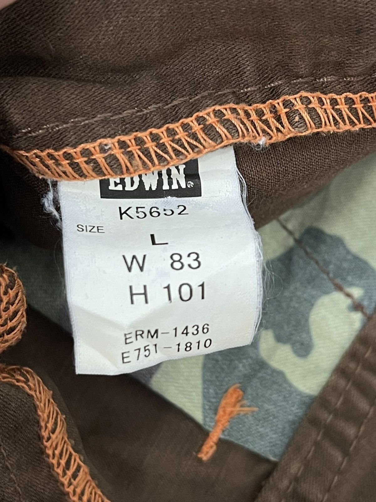 Edwin Bush Jeans Edwin 505 Khaki Regular Straight 5🟦5 Size US 35 - 22 Thumbnail