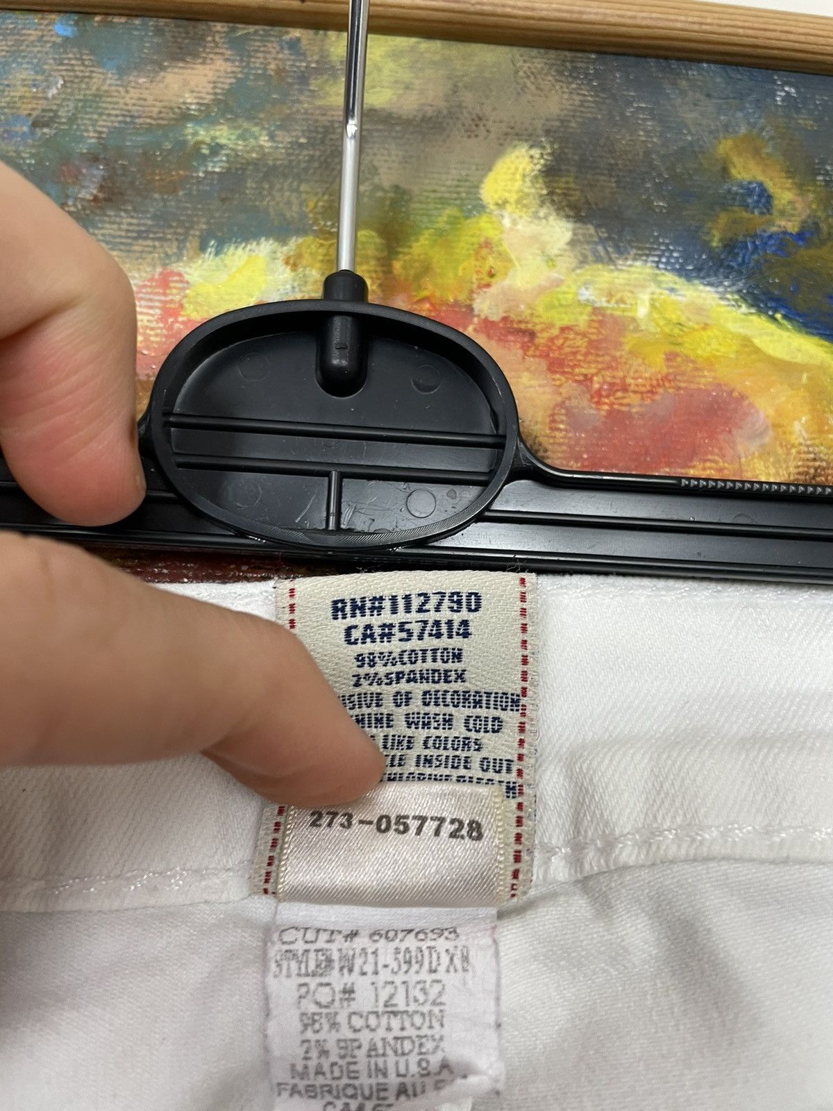 True Religion True Religion Vintage Y2k White Denim Pant USA Rare Og Hype Size 26" / US 2 / IT 38 - 5 Thumbnail