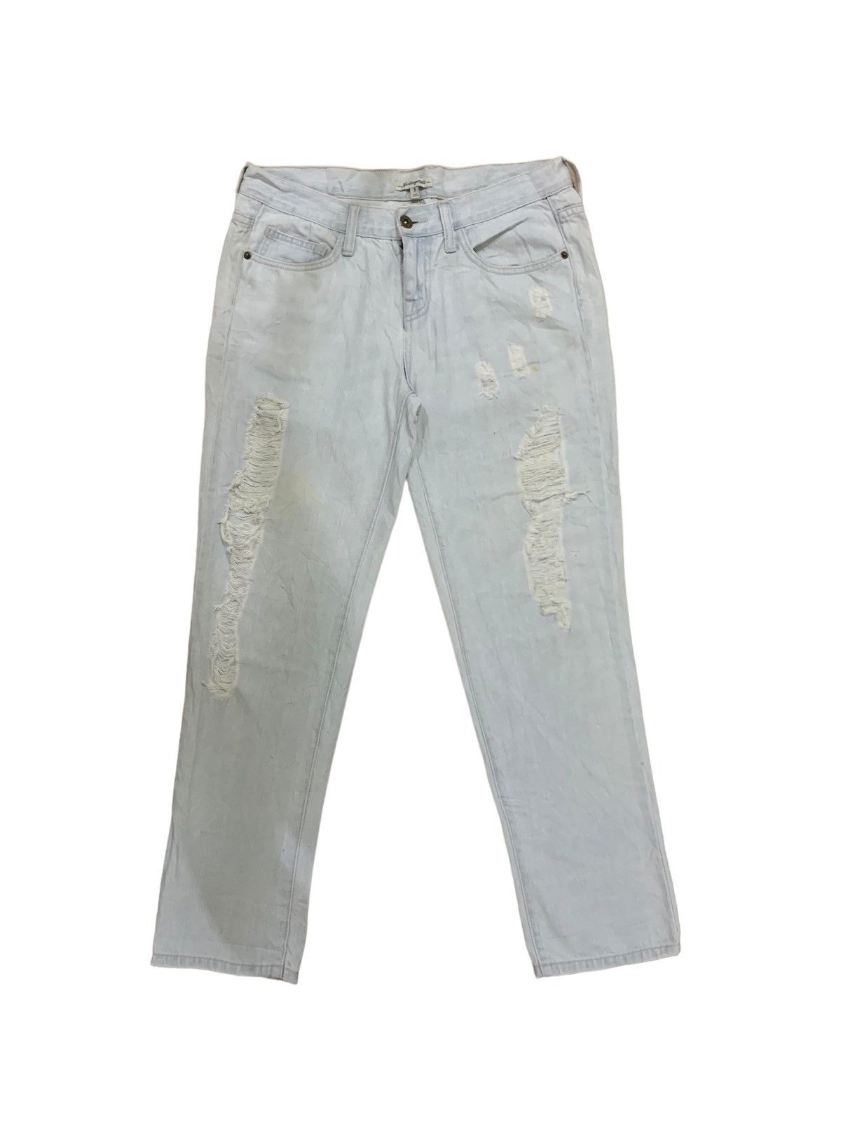image of Distressed Denim x If Six Was Nine Vintage Japanese Heritage 1981 Distress Jeans in Blue (Size 32)