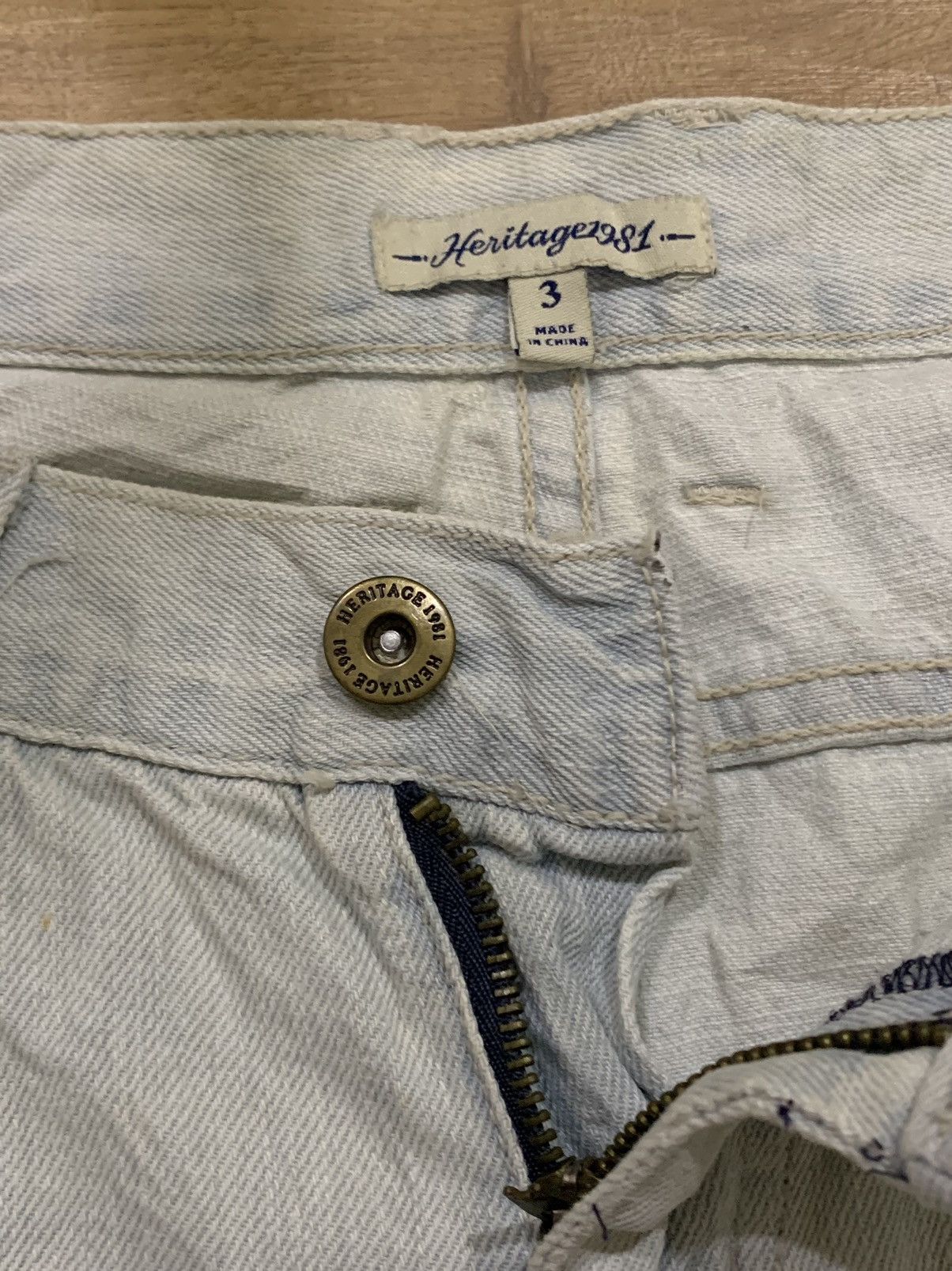 If Six Was Nine × Japanese Brand Vintage Japanese Heritage 1981 Distress Jeans Size US 32 / EU 48 - 12 Thumbnail