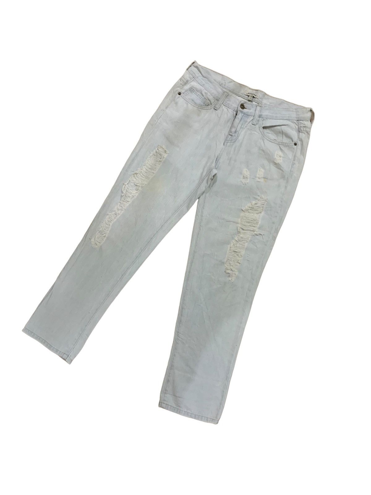 If Six Was Nine × Japanese Brand Vintage Japanese Heritage 1981 Distress Jeans Size US 32 / EU 48 - 7 Thumbnail