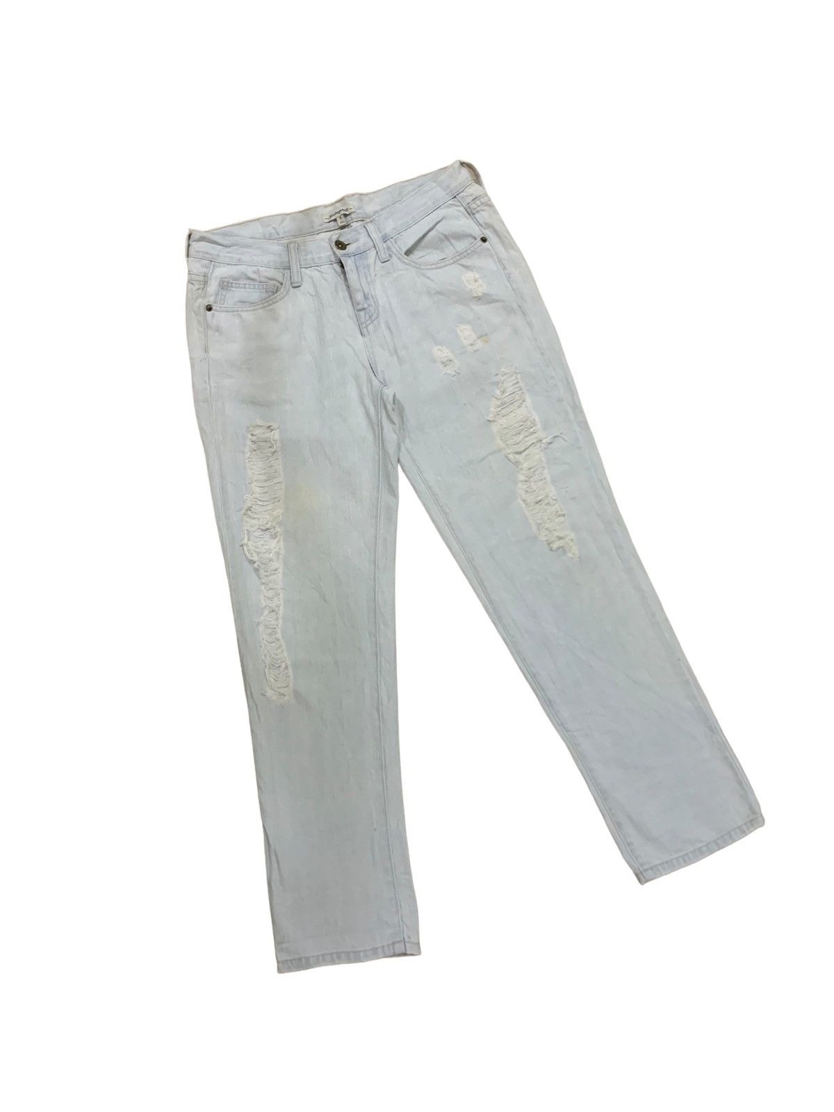 If Six Was Nine × Japanese Brand Vintage Japanese Heritage 1981 Distress Jeans Size US 32 / EU 48 - 6 Thumbnail