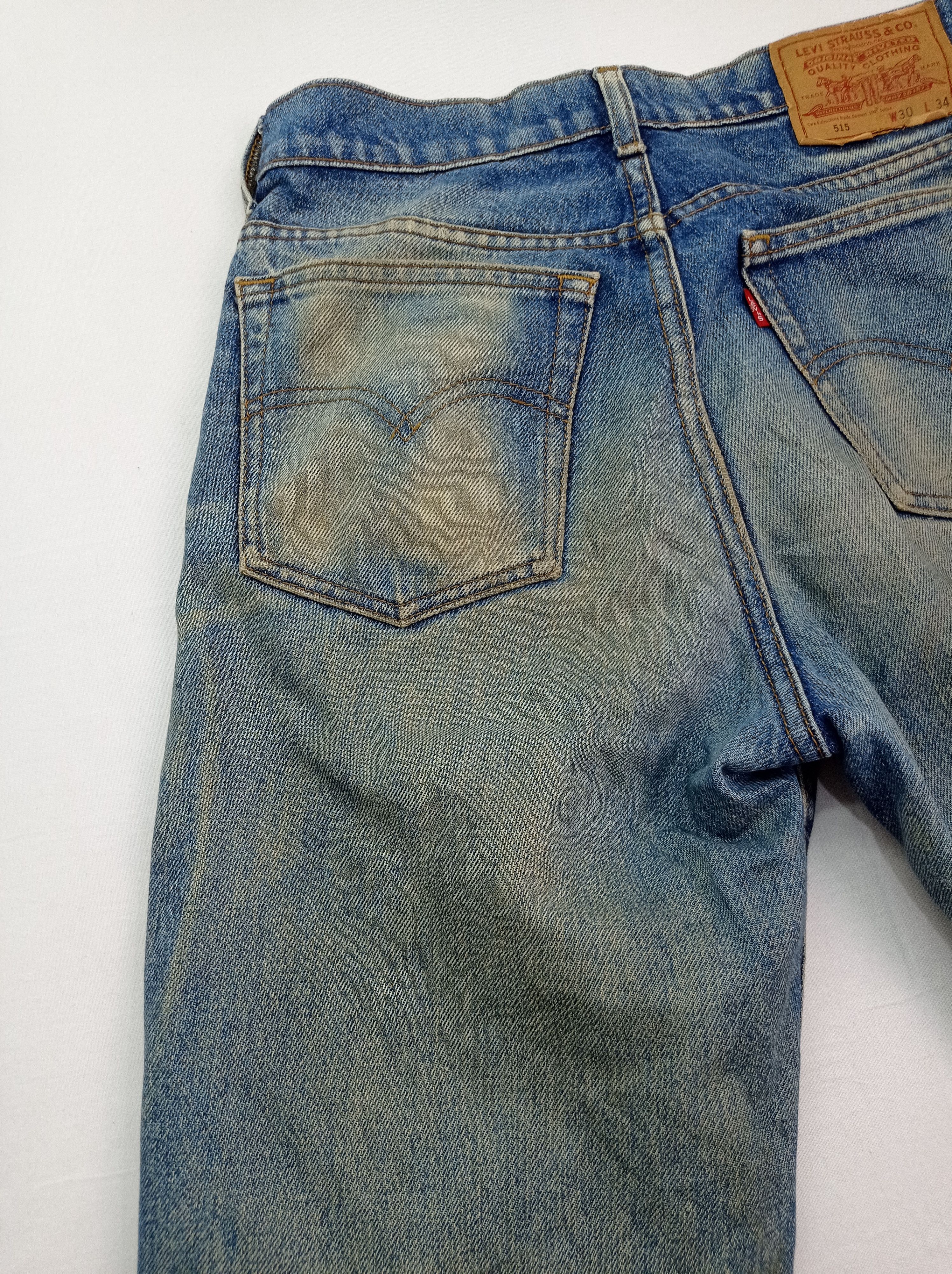 Levi's Levi's 515 faded Thrashed Denim Pants Size US 29 - 12 Thumbnail