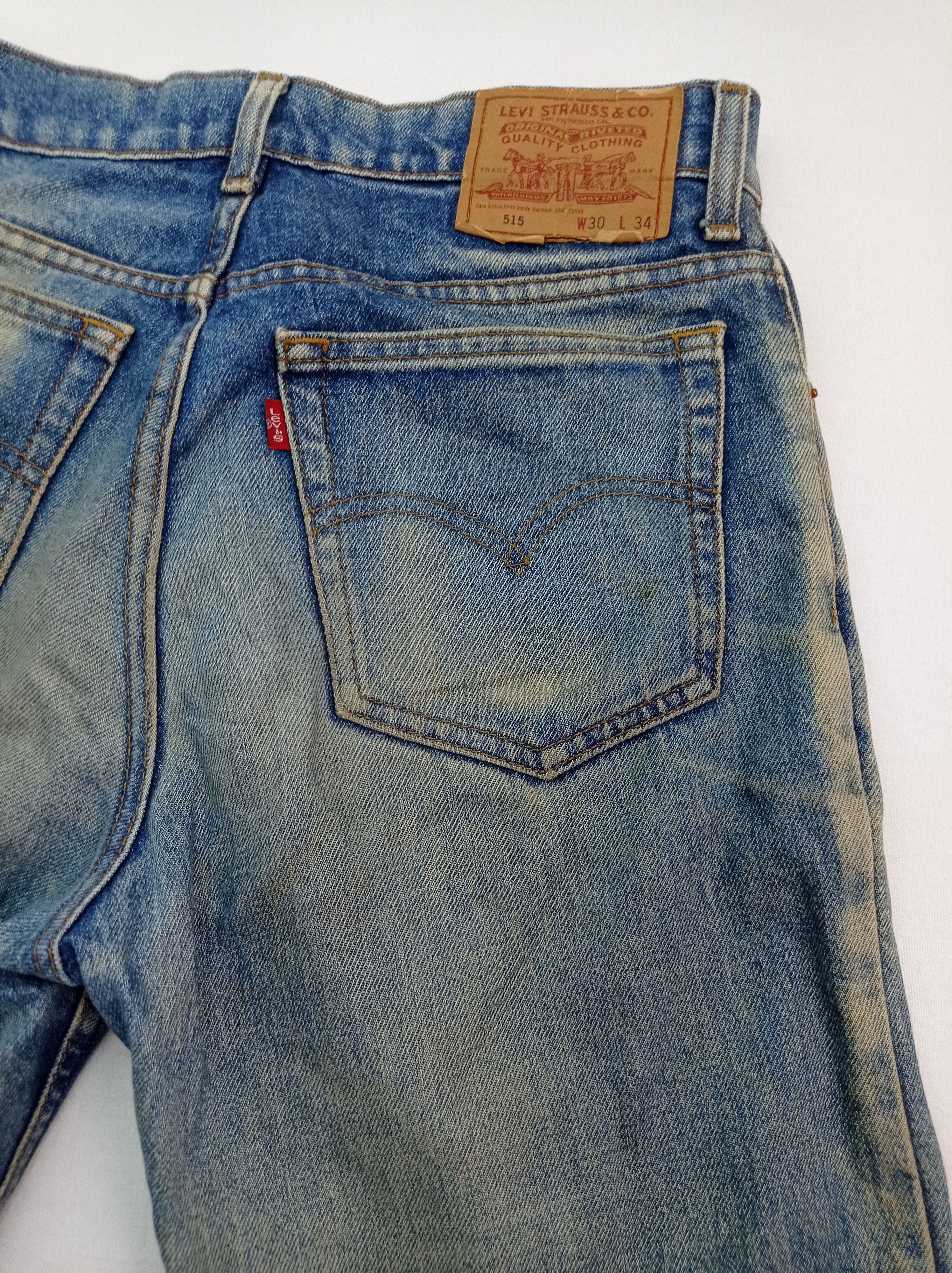 Levi's Levi's 515 faded Thrashed Denim Pants Size US 29 - 13 Thumbnail
