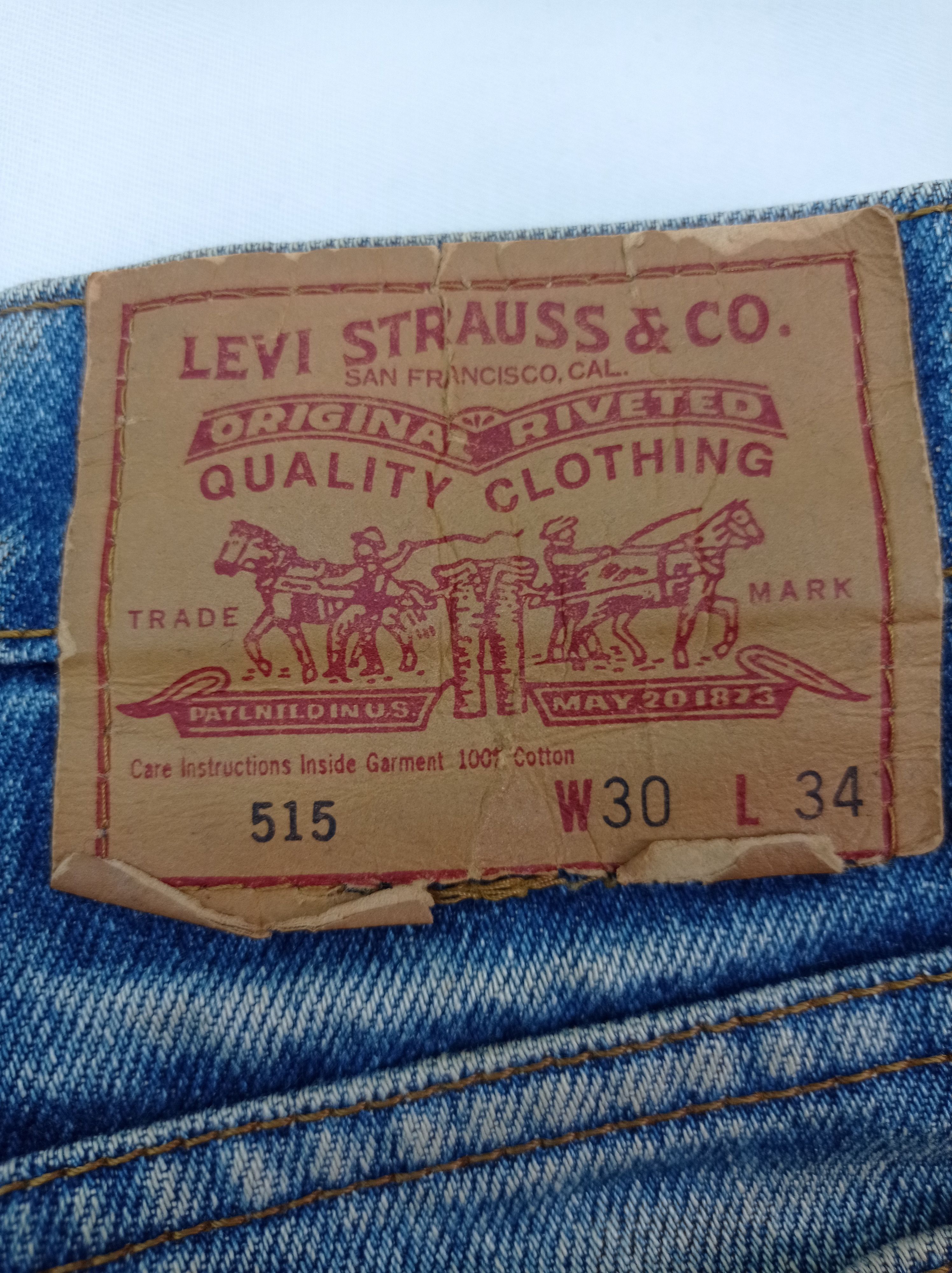Levi's Levi's 515 faded Thrashed Denim Pants Size US 29 - 5 Thumbnail
