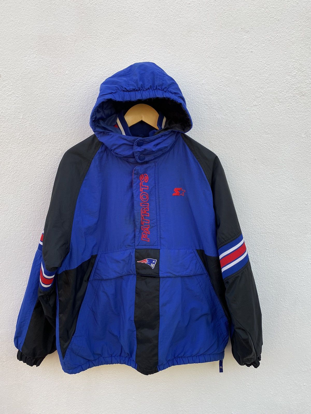 NHL Vintage New England Patriots Starter NFL PRO LINE jacket Size US XL / EU 56 / 4 - 1 Thumbnail