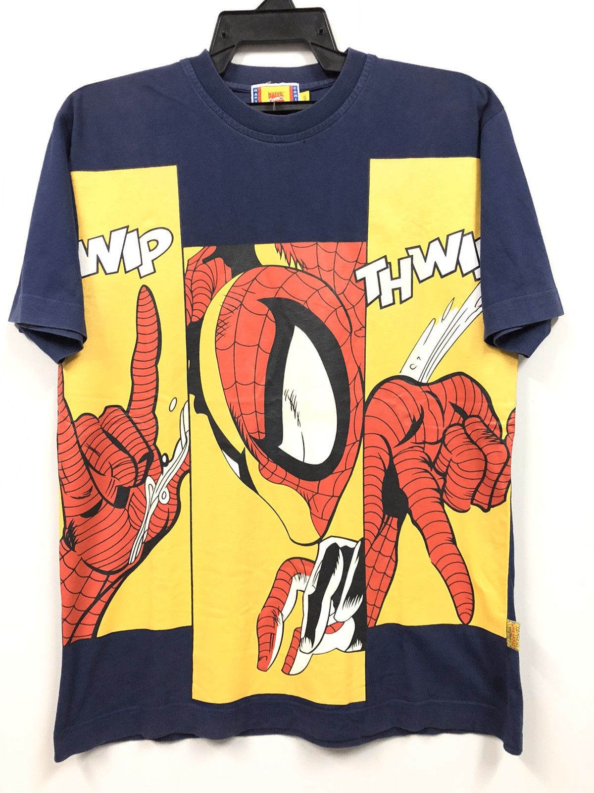 Marvel Comics × Vintage Rare Vintage 1997 Spider Man Marvel Comics Fullprint Shirt Size US M / EU 48-50 / 2 - 1 Thumbnail
