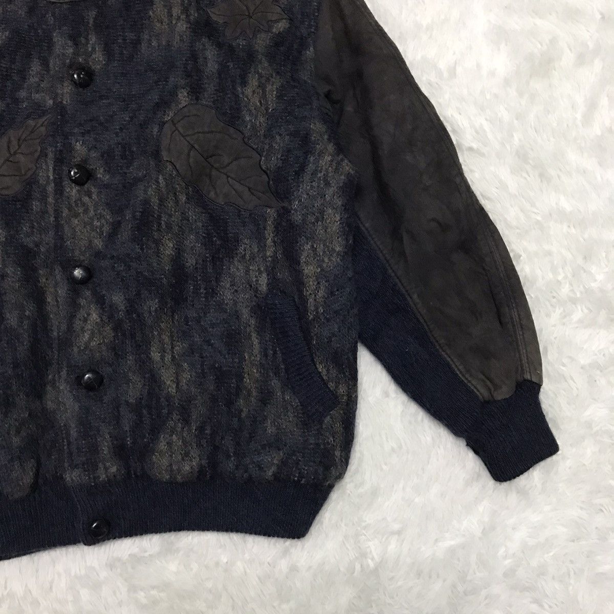 Other Gentryfy Leaf Mohair Alpaca Jacket Made in Italy Size US M / EU 48-50 / 2 - 6 Thumbnail