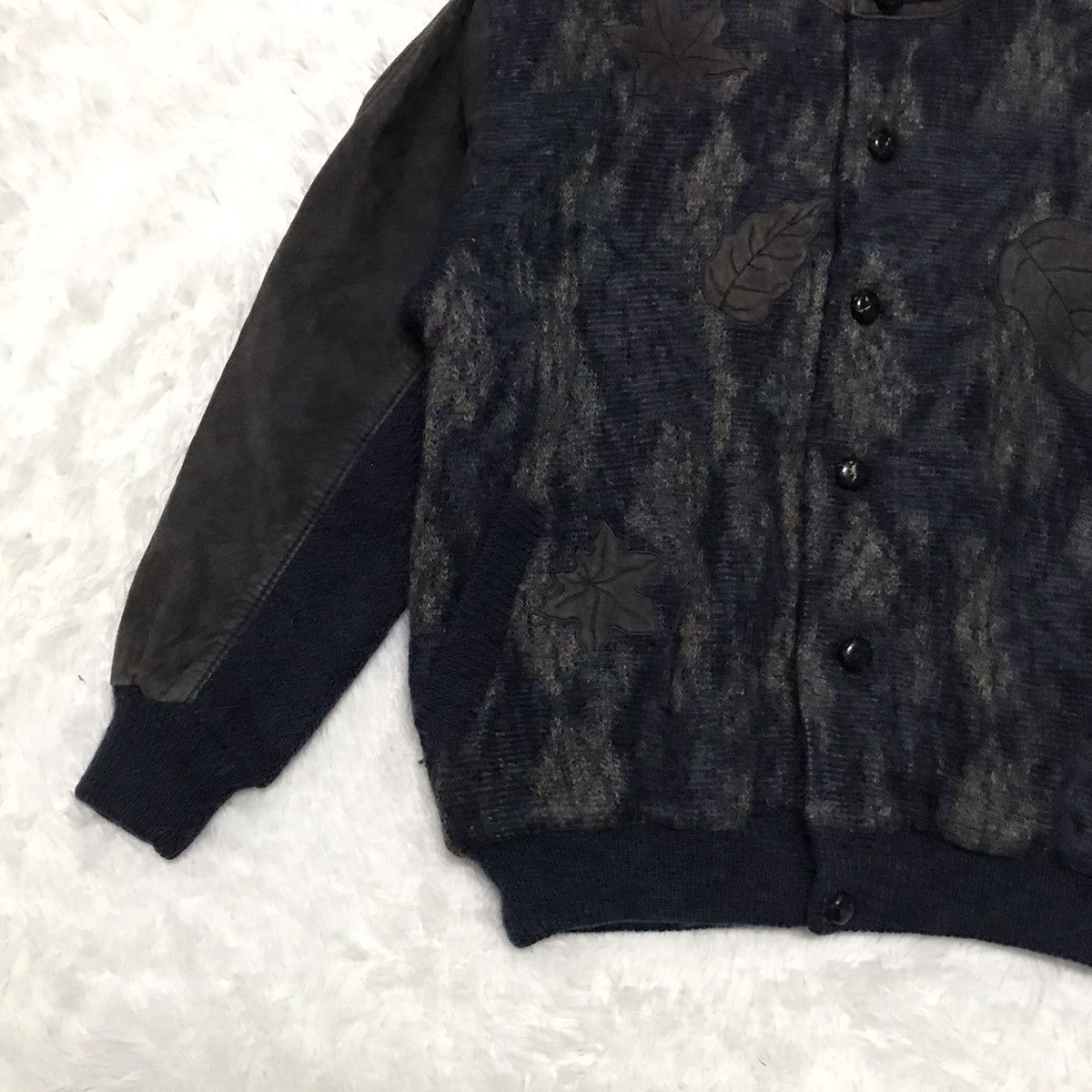 Other Gentryfy Leaf Mohair Alpaca Jacket Made in Italy Size US M / EU 48-50 / 2 - 5 Thumbnail