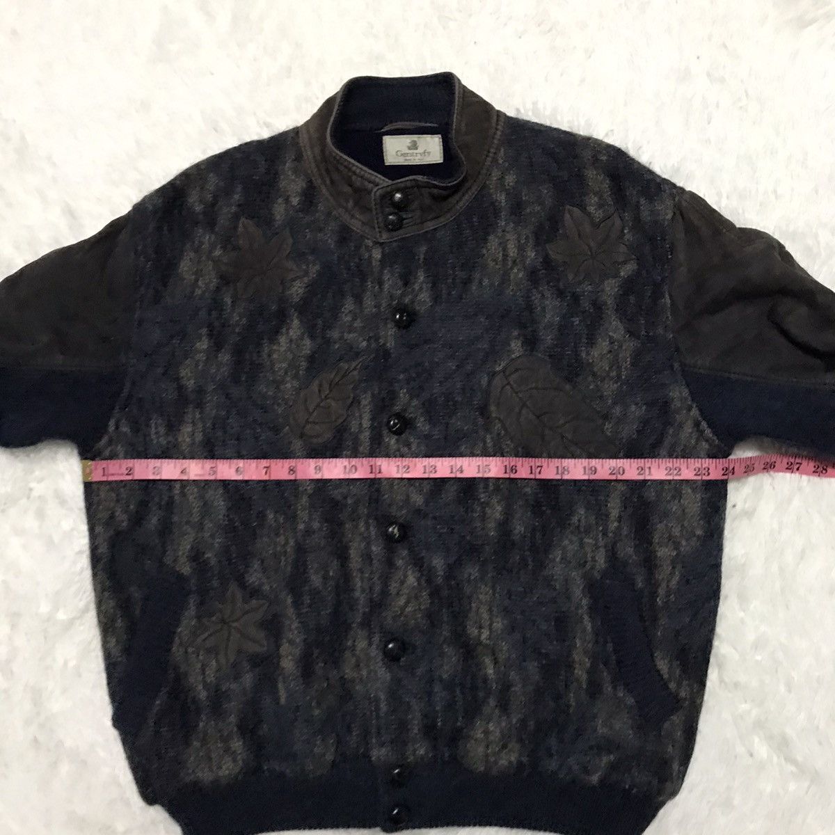 Other Gentryfy Leaf Mohair Alpaca Jacket Made in Italy Size US M / EU 48-50 / 2 - 17 Thumbnail