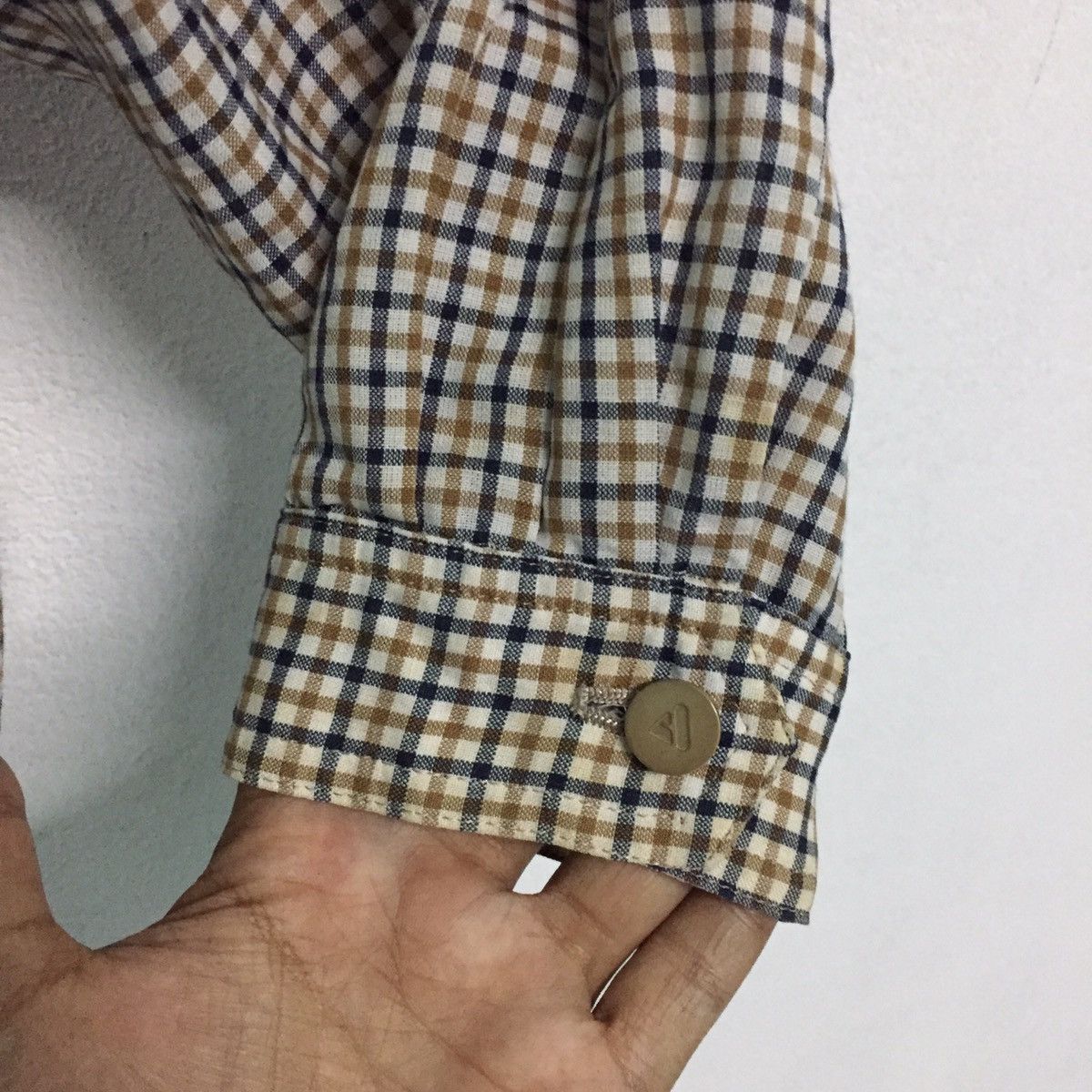 Aquascutum Checkered Aquascutum Jacket Outerwear Full Zip Size US M / EU 48-50 / 2 - 7 Thumbnail