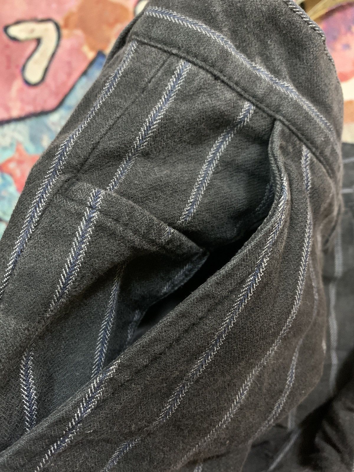 Takeo Kikuchi × Vintage Vintage Designer Takeo Kikuchi Black Striped Jeans Size US 30 / EU 46 - 6 Thumbnail