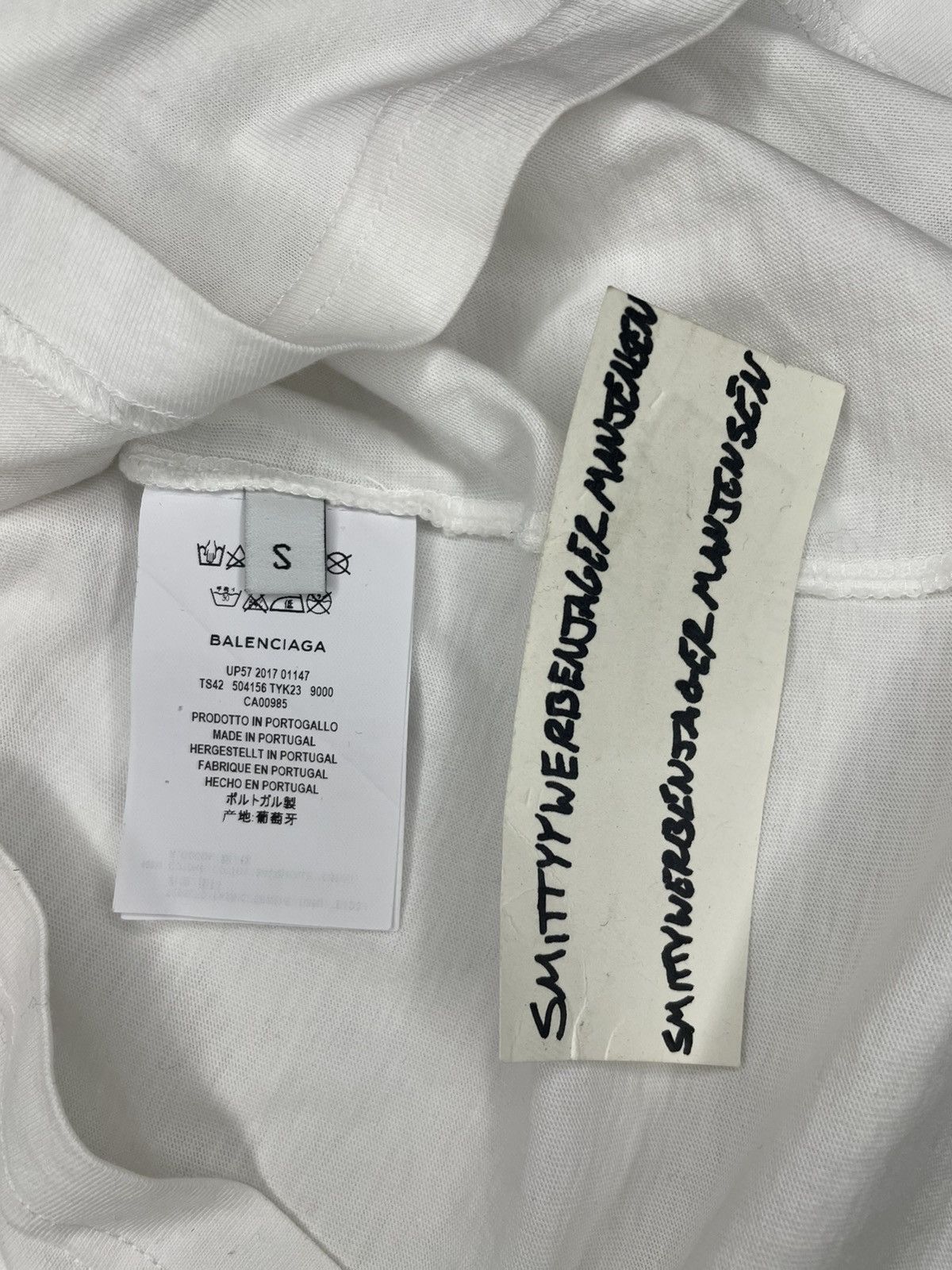 Balenciaga Balenciaga BB Balenciaga Mode Logo T-Shirt Size S / US 4 / IT 40 - 4 Thumbnail