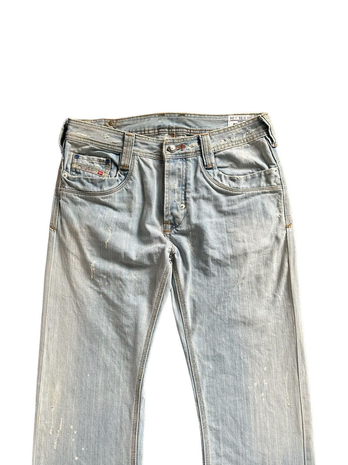 Diesel FW06 Diesel Paddom blue washed denim Size US 33 - 3 Thumbnail