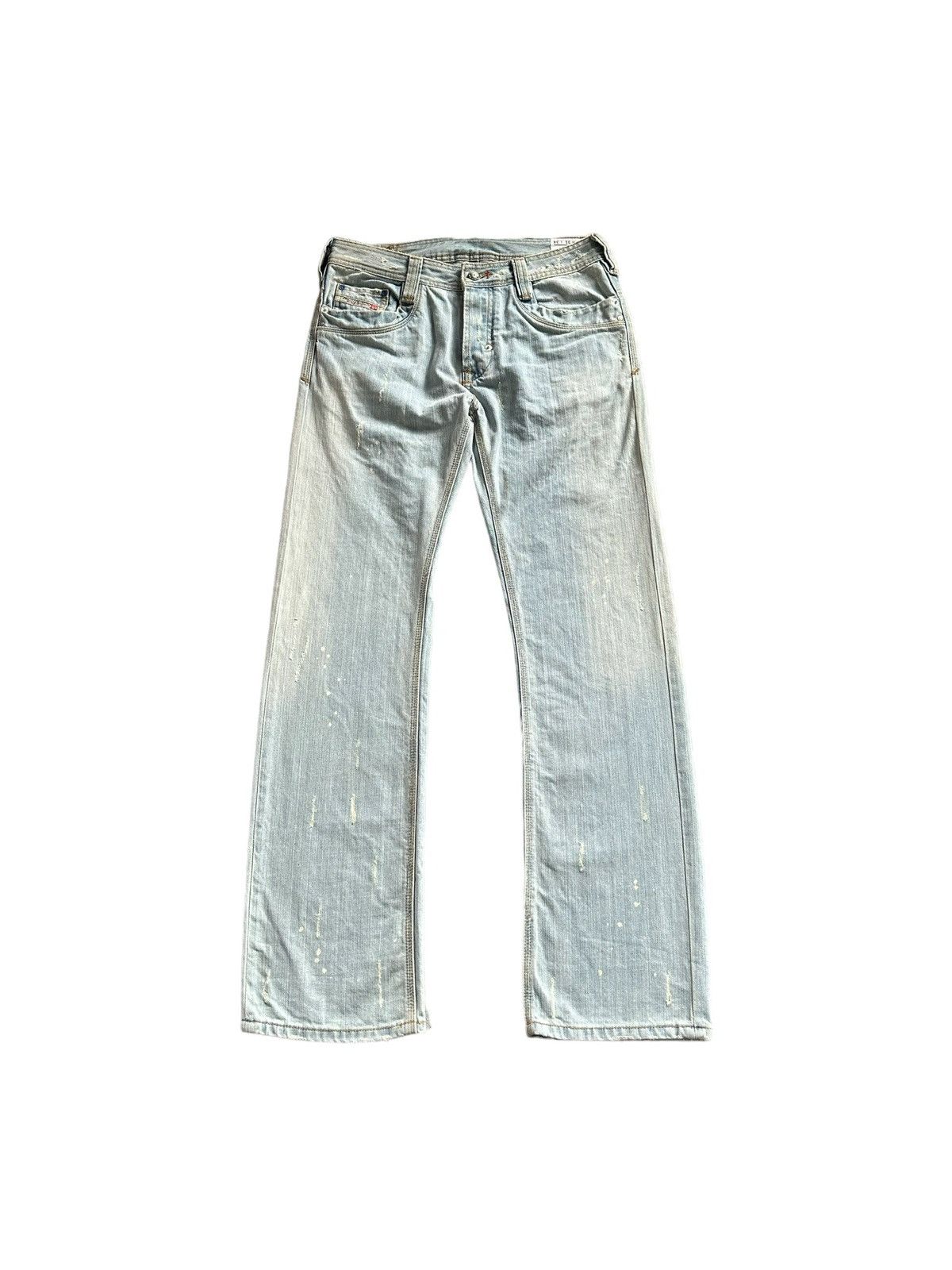 Diesel FW06 Diesel Paddom blue washed denim Size US 33 - 1 Thumbnail