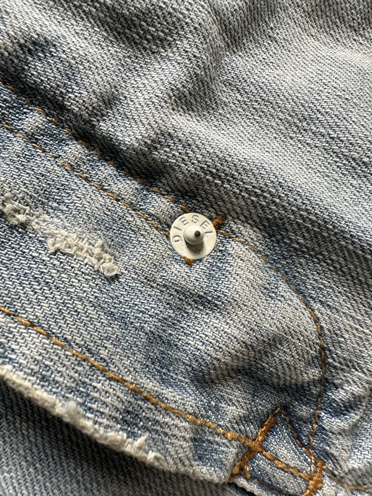 Diesel FW06 Diesel Paddom blue washed denim Size US 33 - 13 Thumbnail