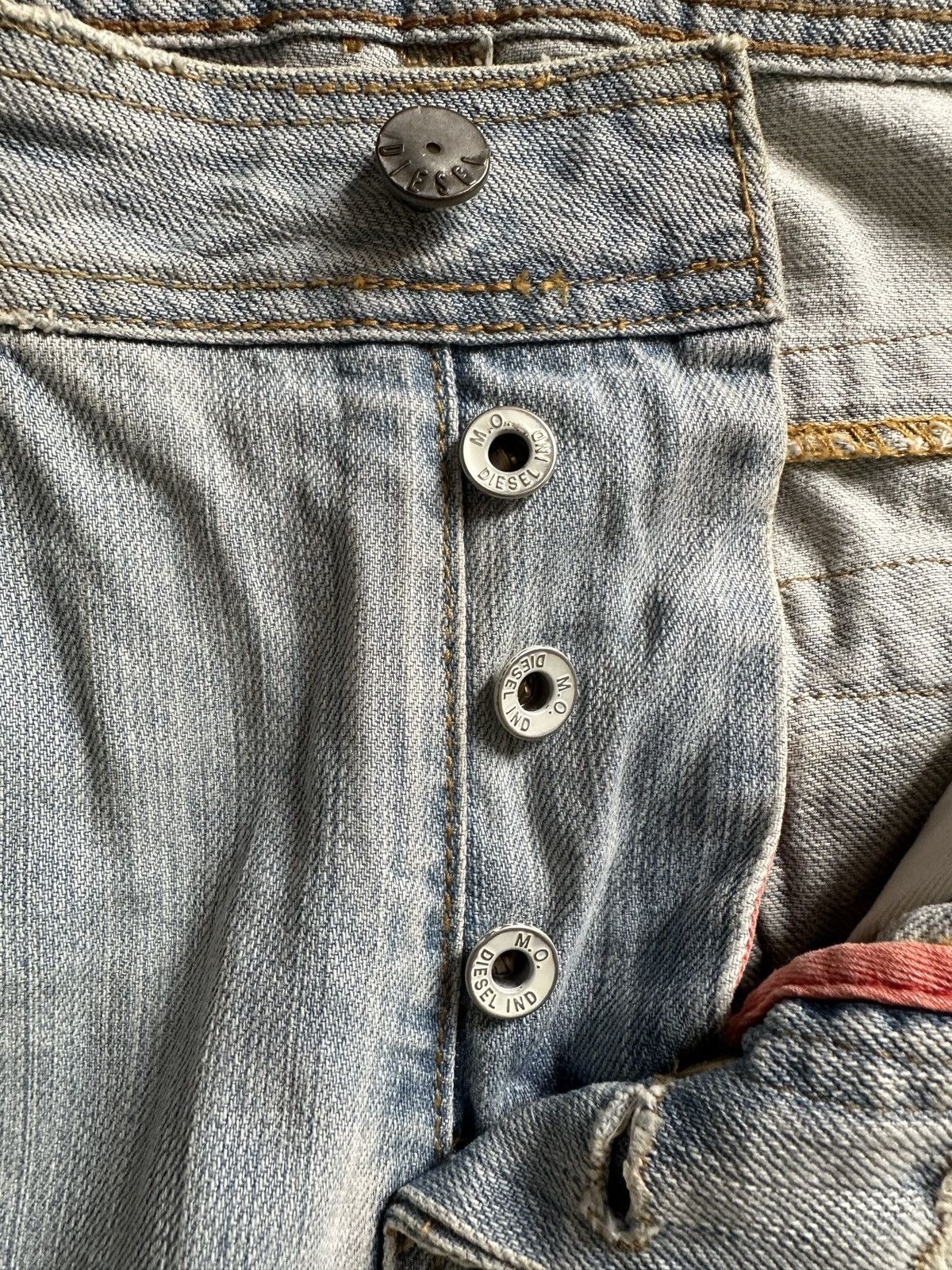 Diesel FW06 Diesel Paddom blue washed denim Size US 33 - 14 Thumbnail