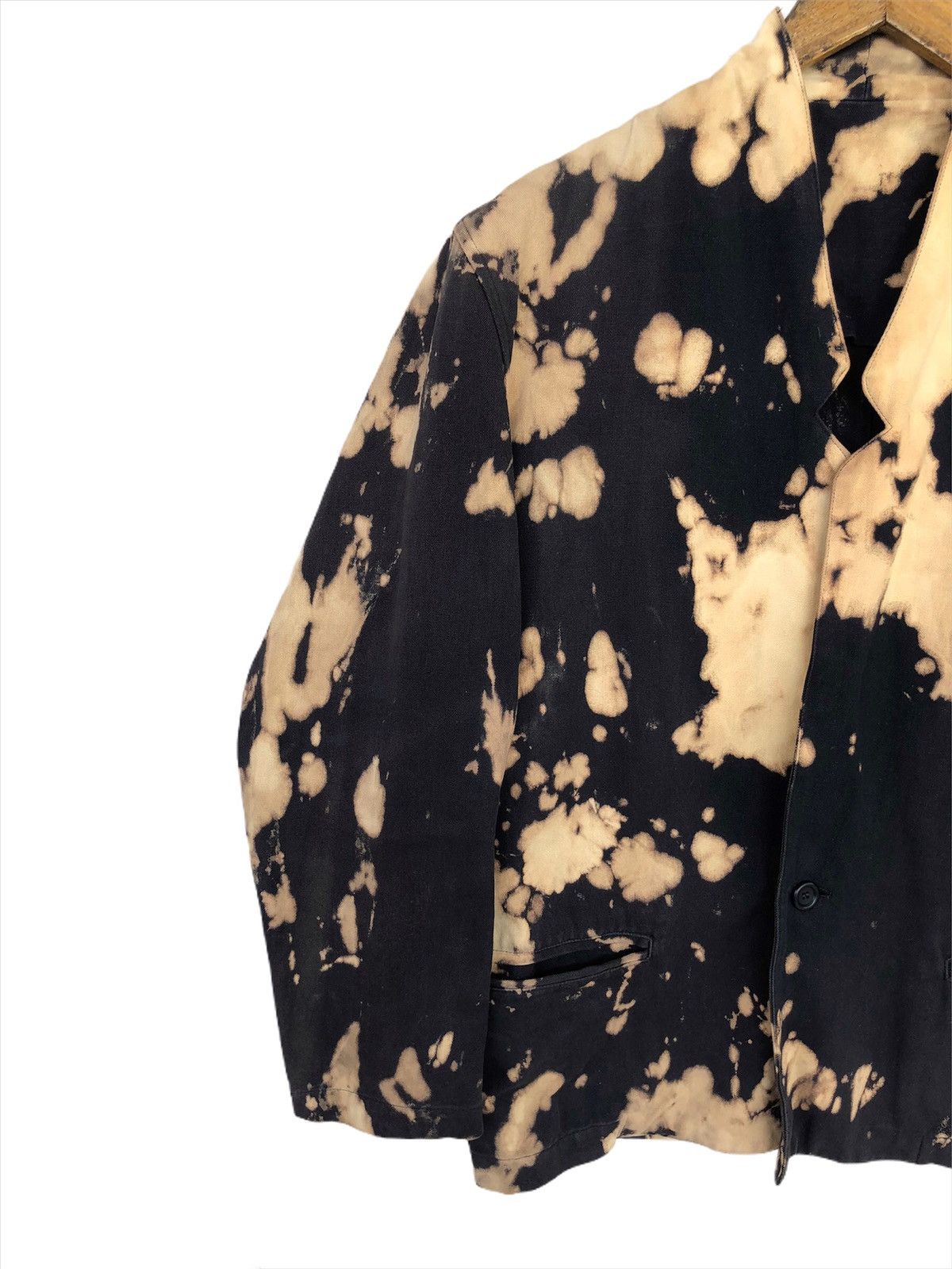 Yohji Yamamoto OG Yohji Yamamoto Men Acid Wash Button Coat Jacket Size US L / EU 52-54 / 3 - 4 Thumbnail