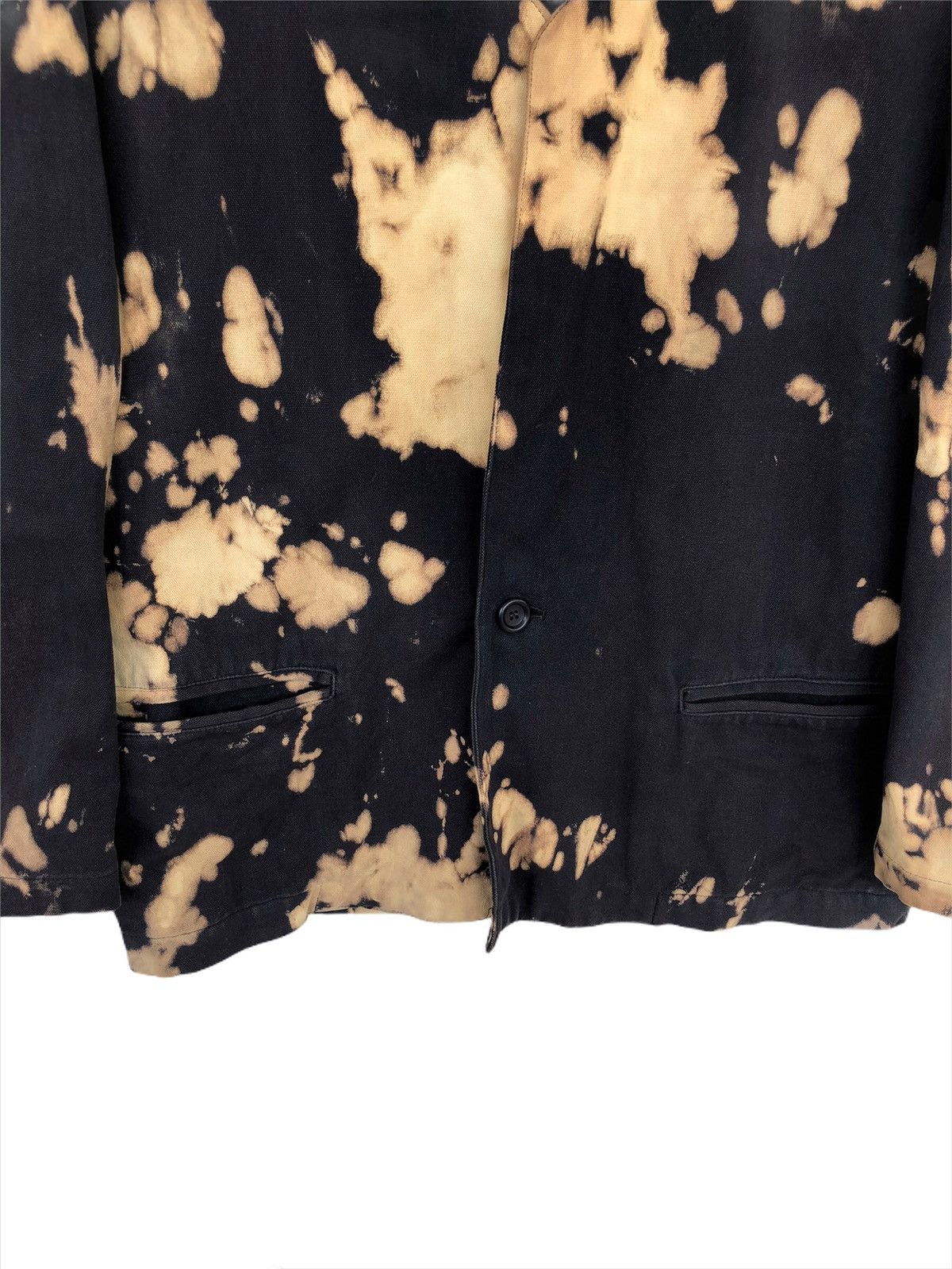 Yohji Yamamoto OG Yohji Yamamoto Men Acid Wash Button Coat Jacket Size US L / EU 52-54 / 3 - 5 Thumbnail