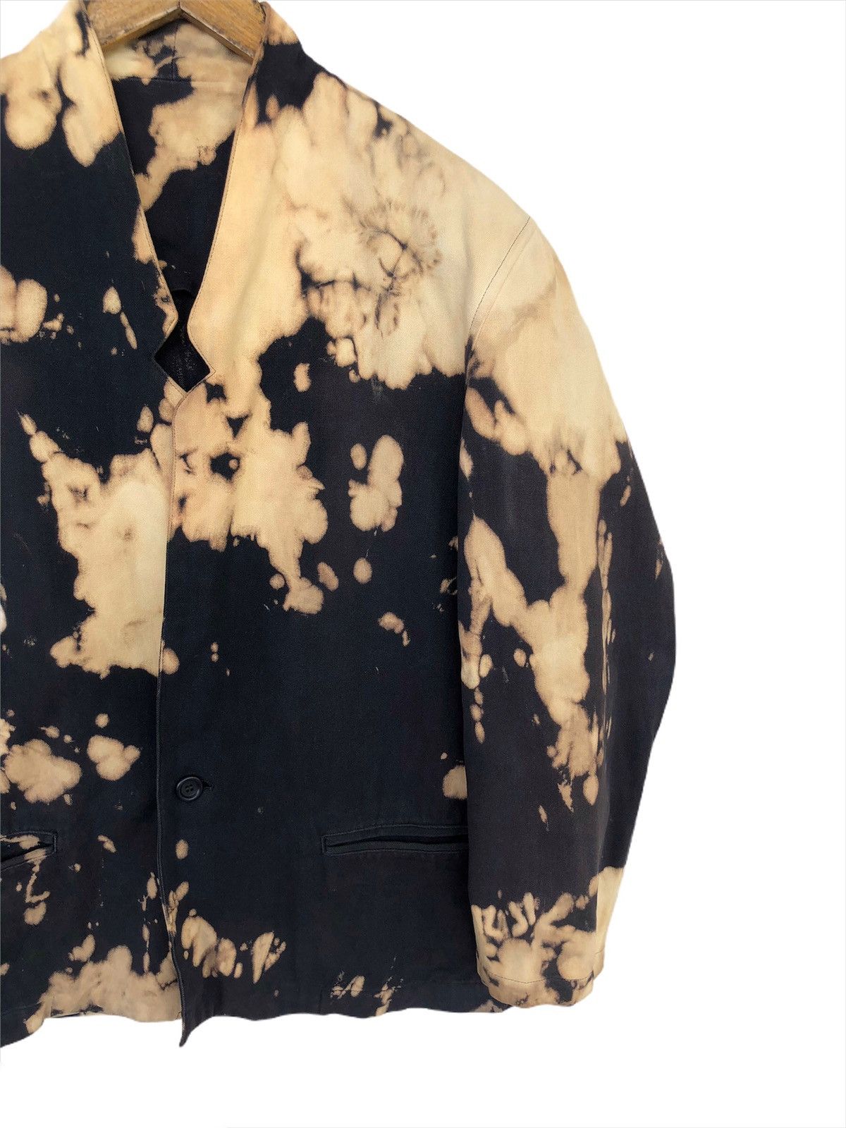 Yohji Yamamoto OG Yohji Yamamoto Men Acid Wash Button Coat Jacket Size US L / EU 52-54 / 3 - 3 Thumbnail