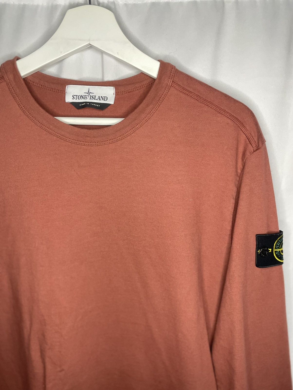 Stone Island Stone Island ‘Patch’ Long Sleeve T-Shirt Size US M / EU 48-50 / 2 - 3 Thumbnail