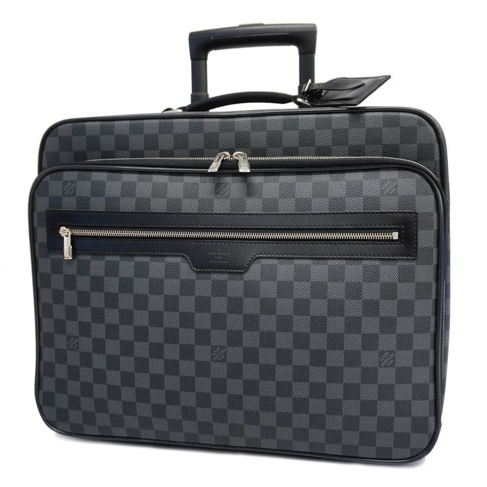 Louis Vuitton [3yc1527] Auth Louis Vuitton Carry Bag Damier Graphite ...