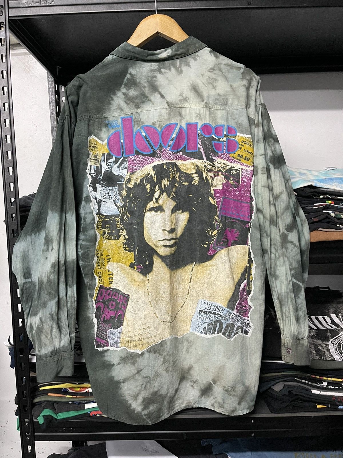Band Tees Rare Vintage The Doors Jim Morrison Button Ups Tees Size US XXL / EU 58 / 5 - 1 Thumbnail