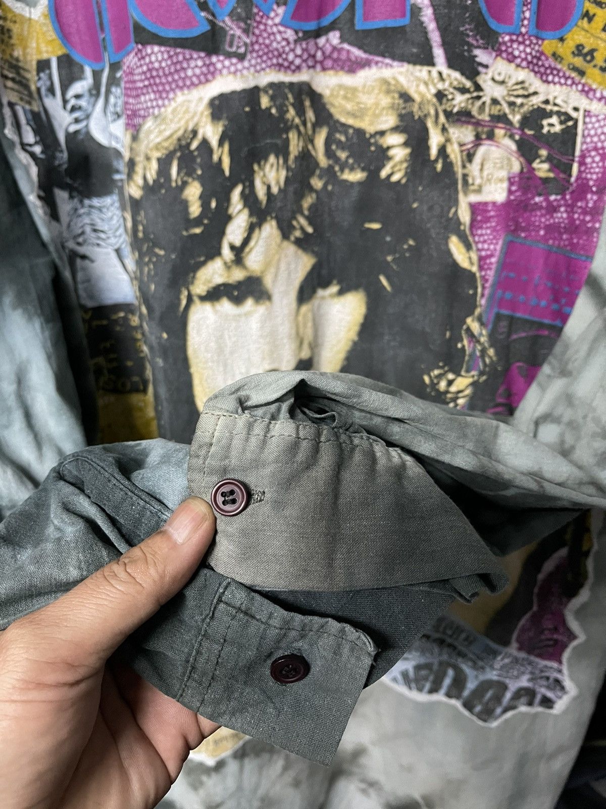 Band Tees Rare Vintage The Doors Jim Morrison Button Ups Tees Size US XXL / EU 58 / 5 - 12 Thumbnail