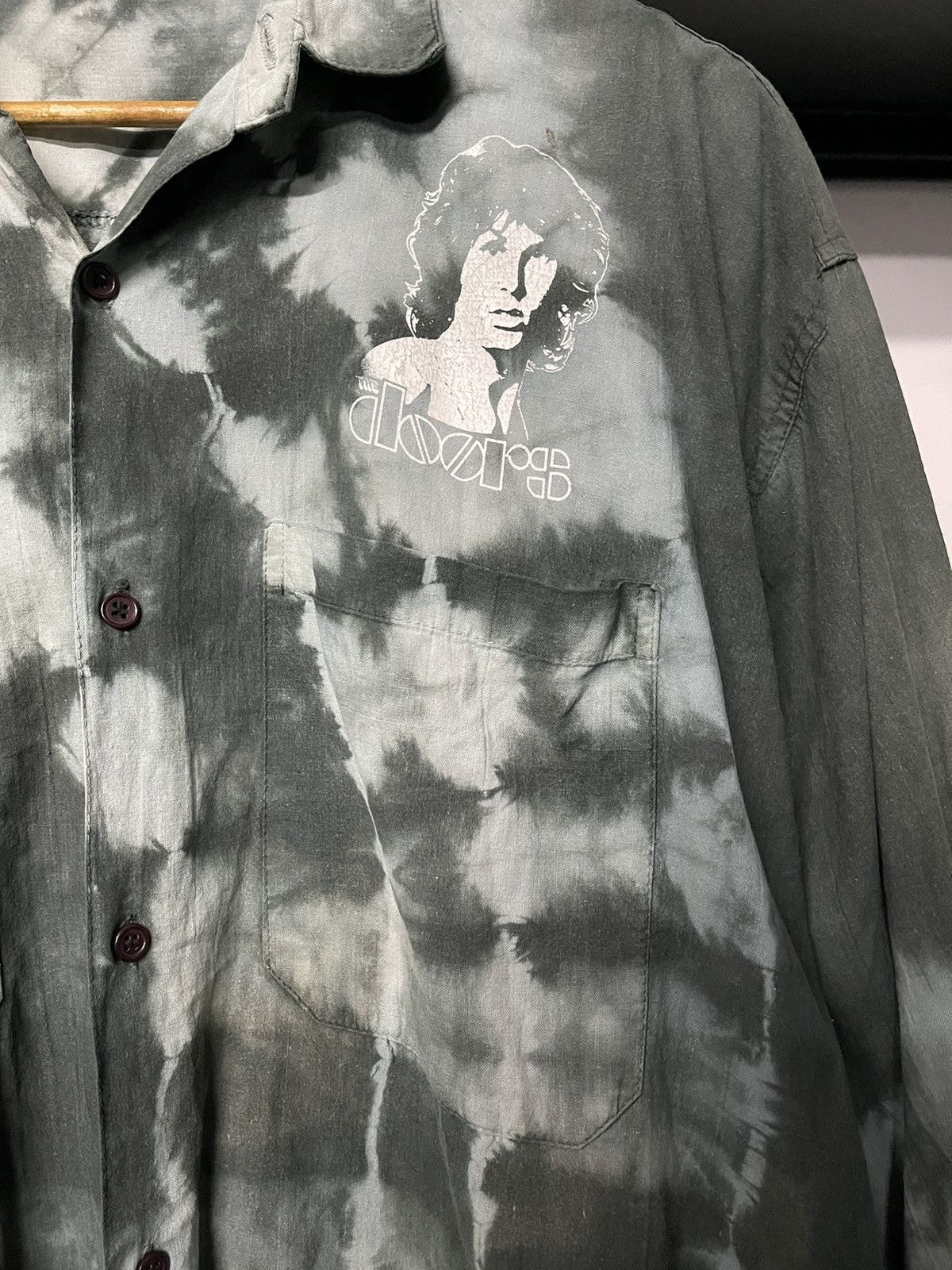 Band Tees Rare Vintage The Doors Jim Morrison Button Ups Tees Size US XXL / EU 58 / 5 - 14 Thumbnail